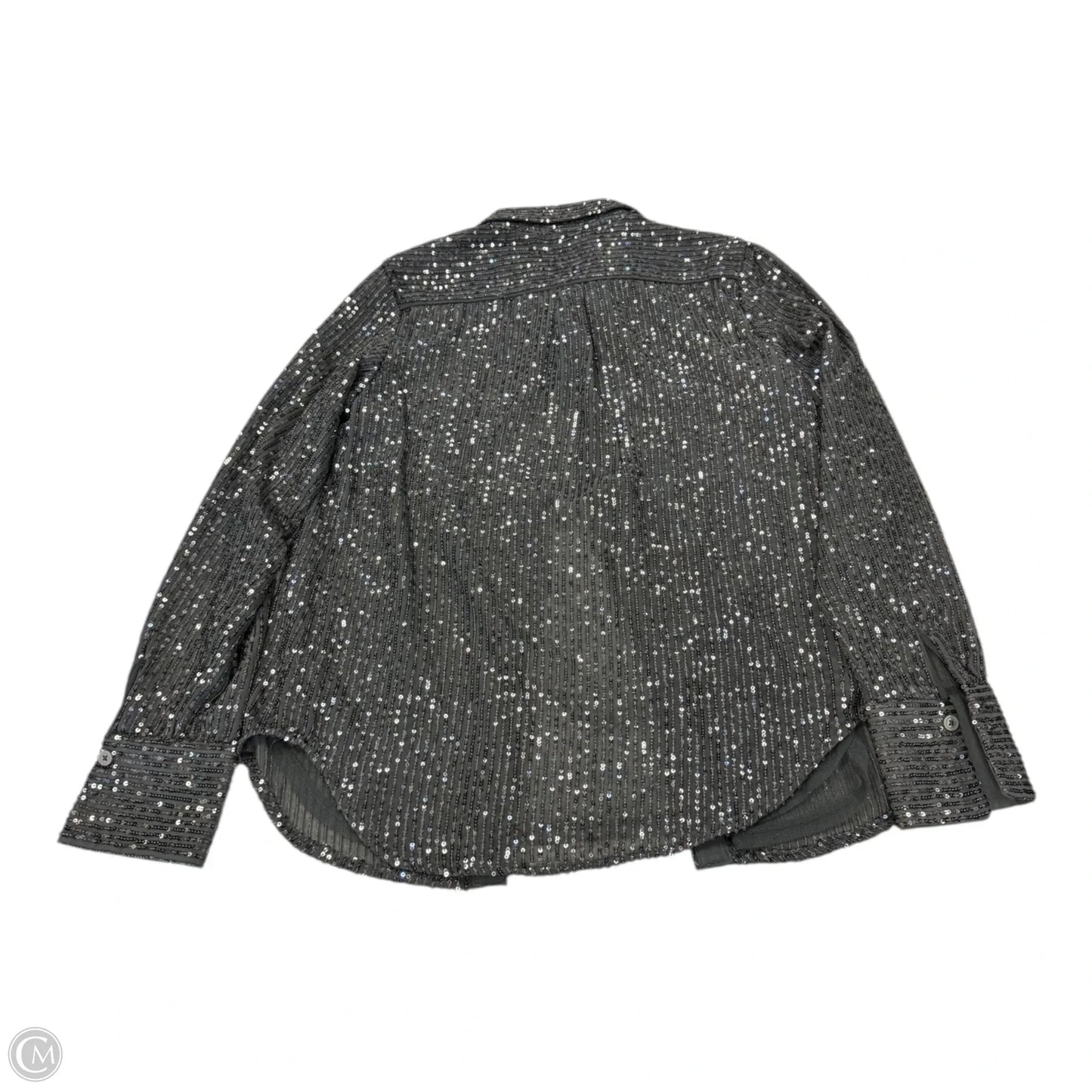 Top Long Sleeve By Anthropologie In Grey, Size: Xs