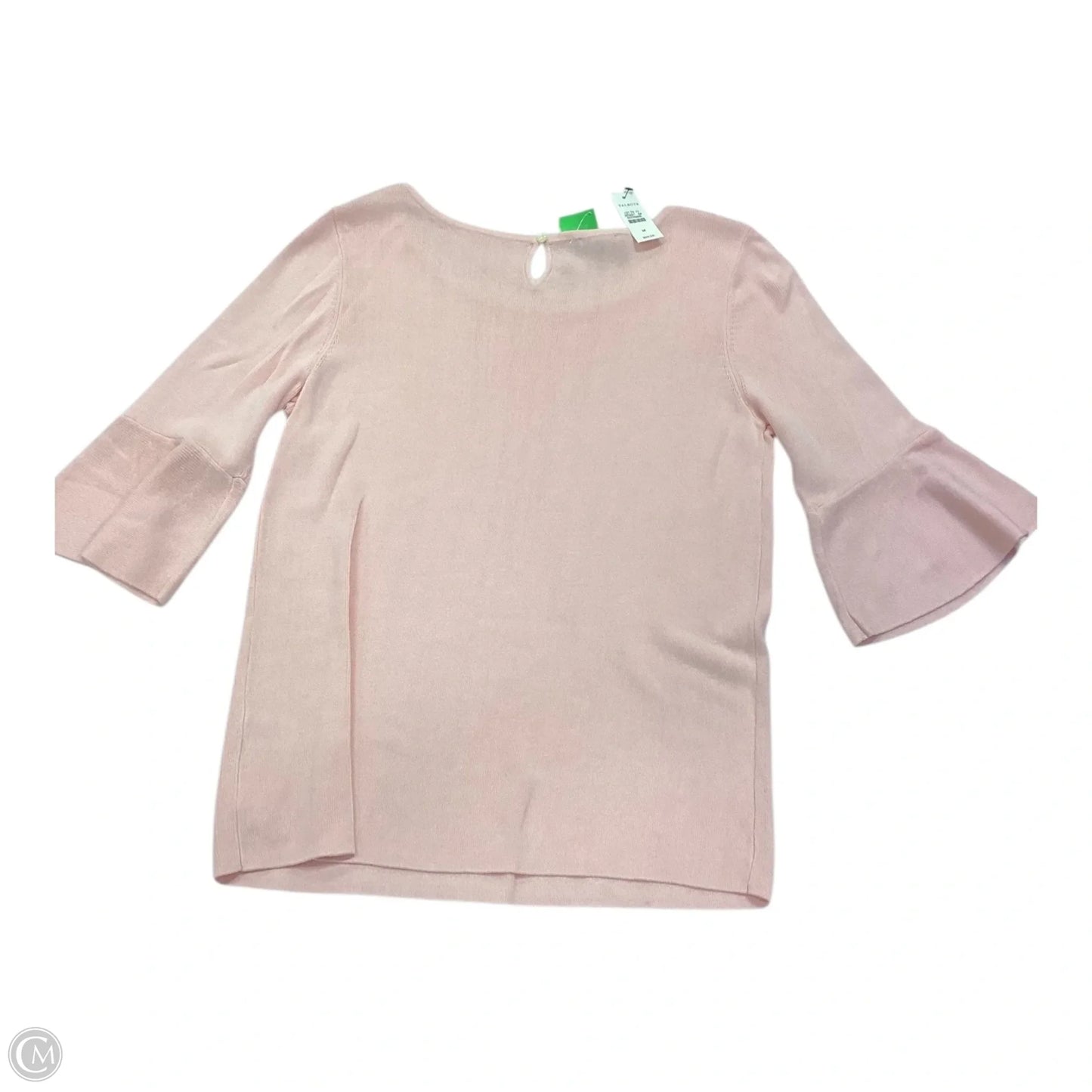 Top 3/4 Sleeve By Talbots In Pink, Size: M