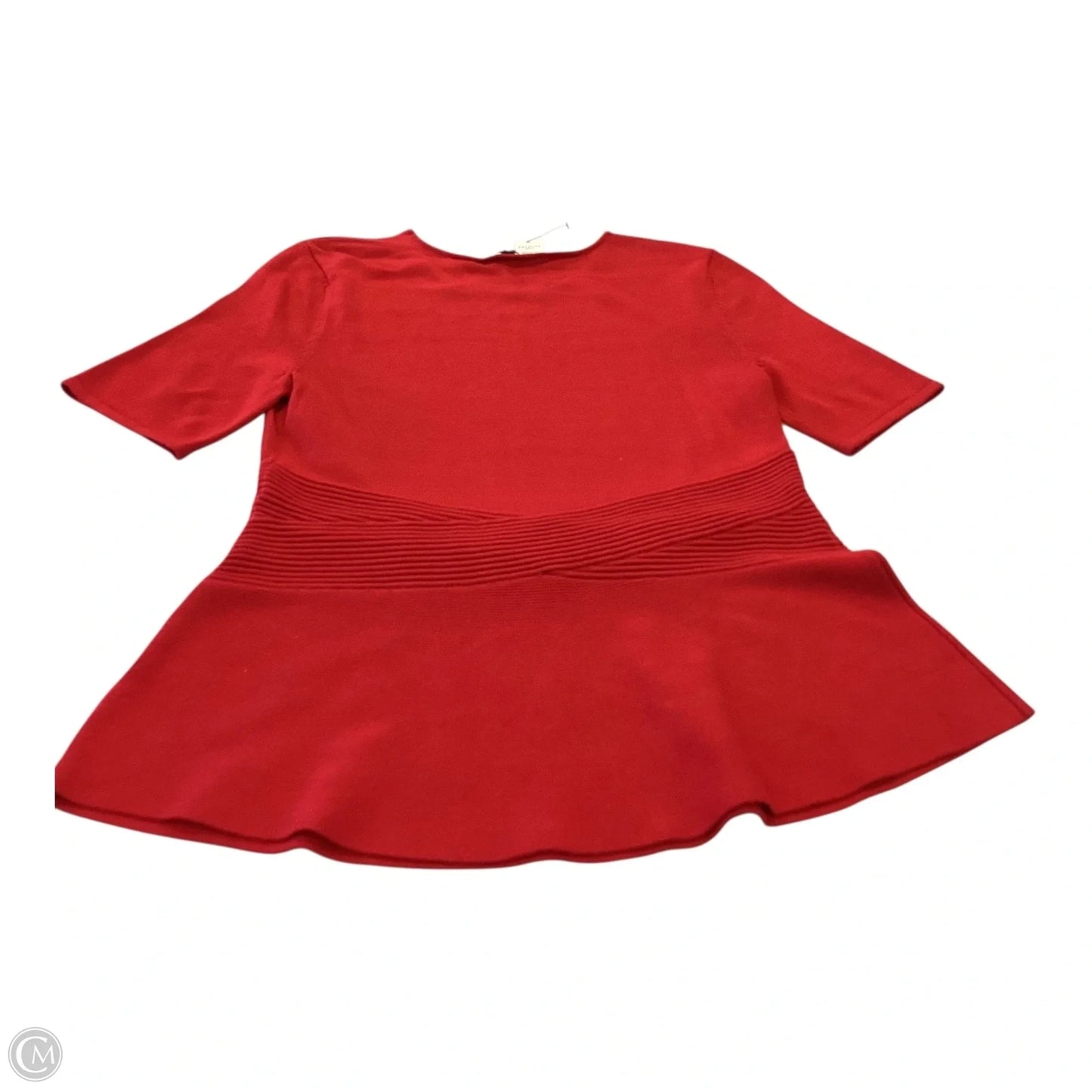 Top Short Sleeve By Talbots In Red, Size: Mp