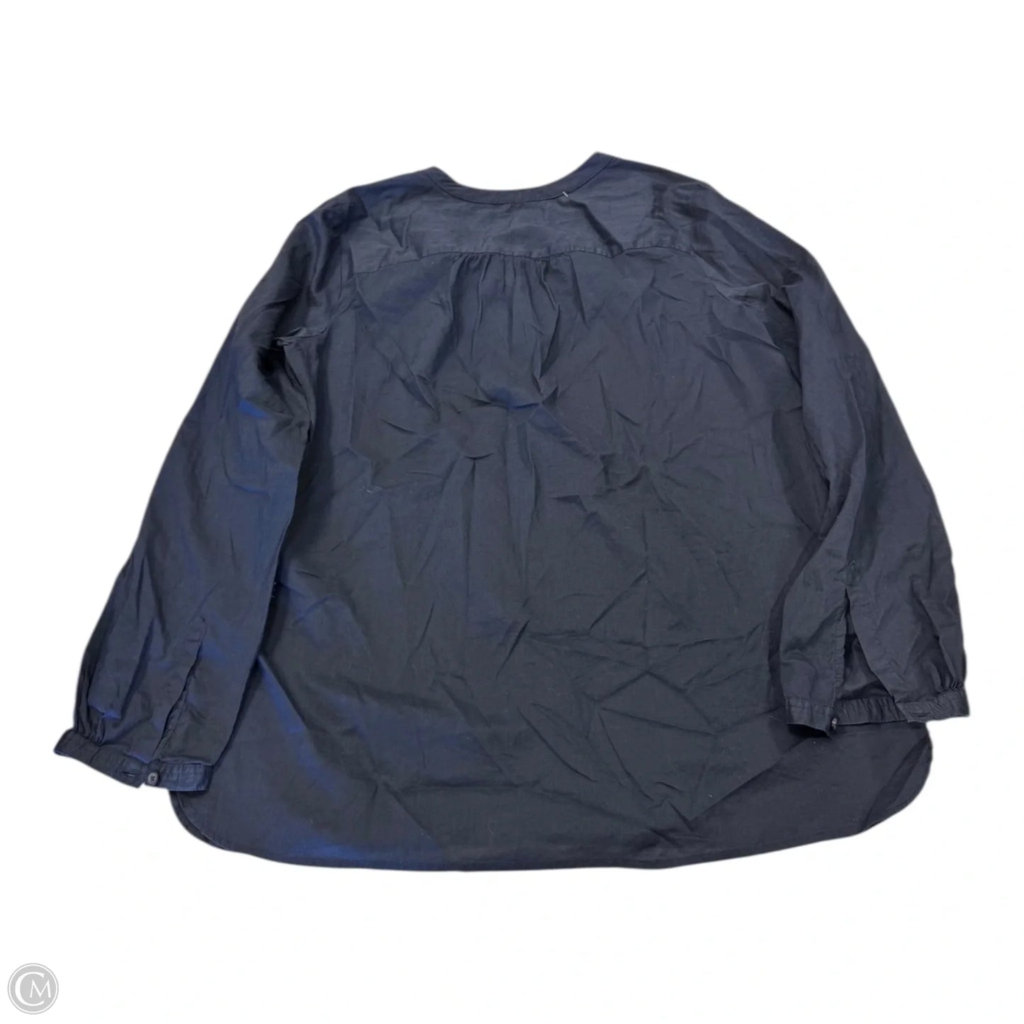 Top Long Sleeve By Loft In Navy, Size: L