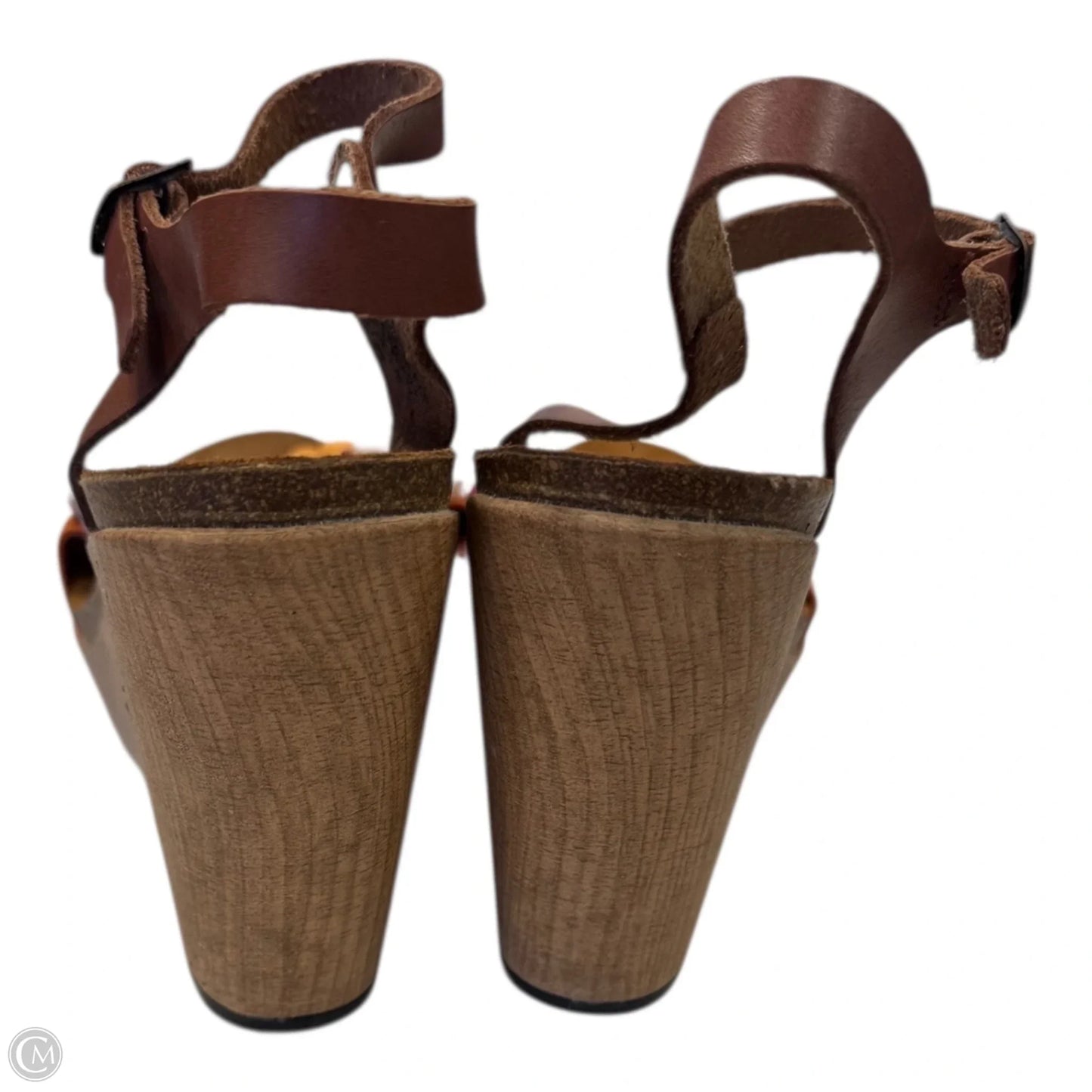 Shoes Heels Wedge By Clothes Mentor In Floral Print, Size: 10