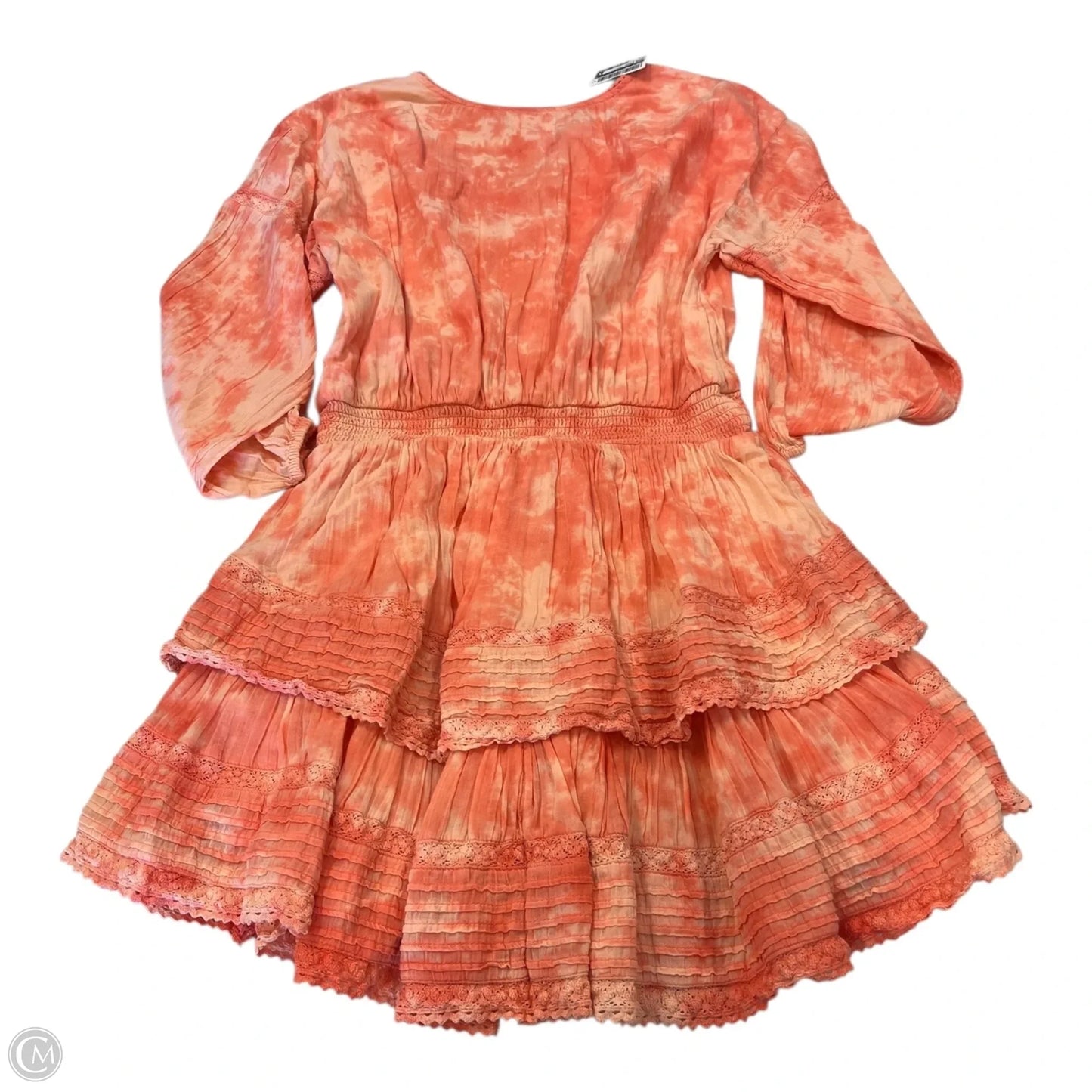 Dress Casual Short By Aerie In Orange & Pink, Size: M