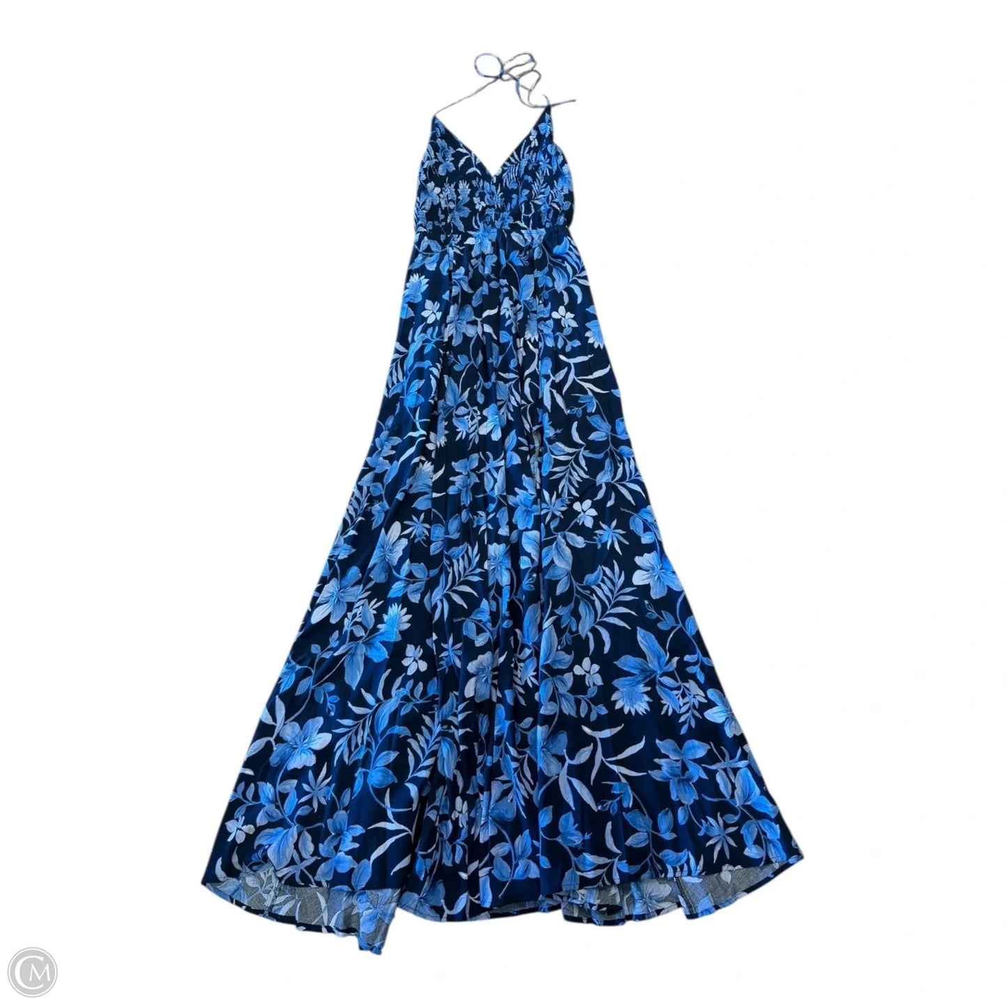 Dress Casual Maxi By Aakaa In Blue, Size: S