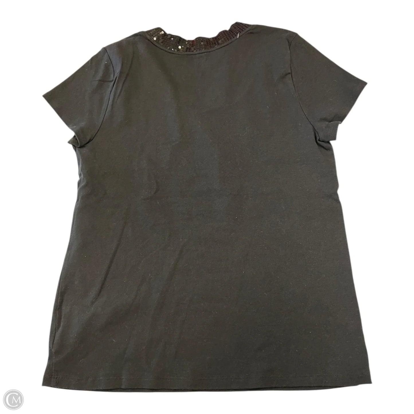 Top Short Sleeve By Style And Company In Black, Size: Xl