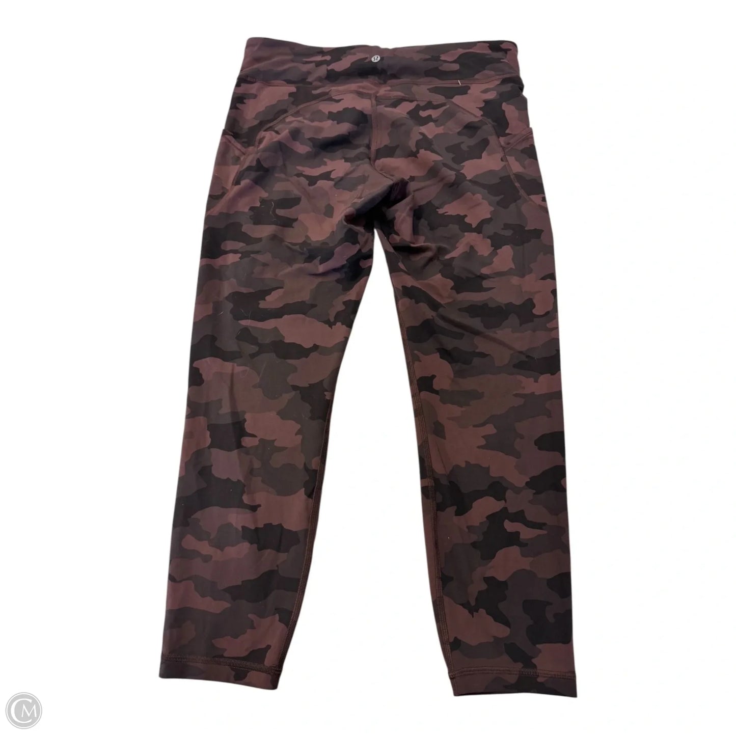 Athletic Pants By Lululemon In Camouflage Print, Size: 14
