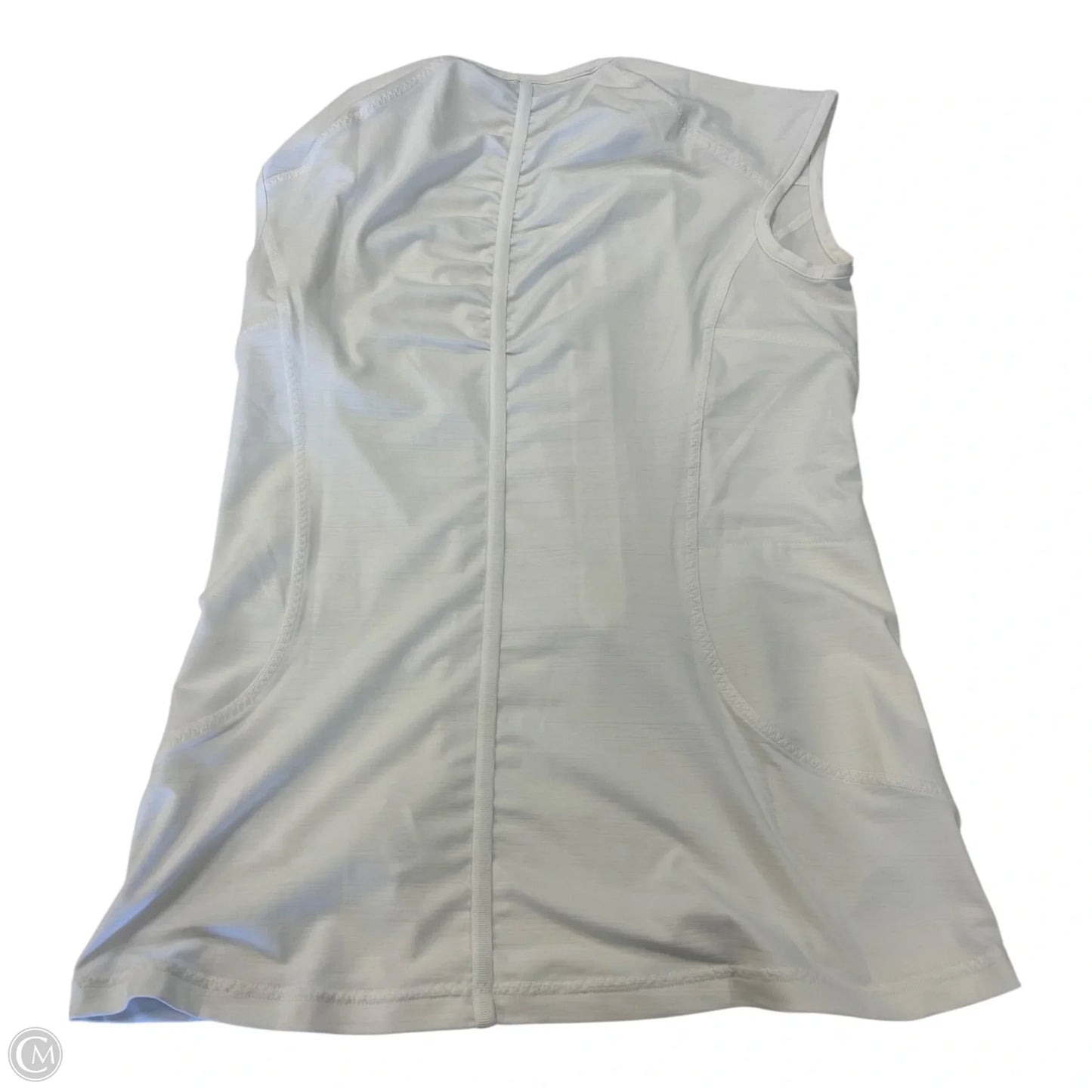 Athletic Top Short Sleeve By Athleta In White, Size: M