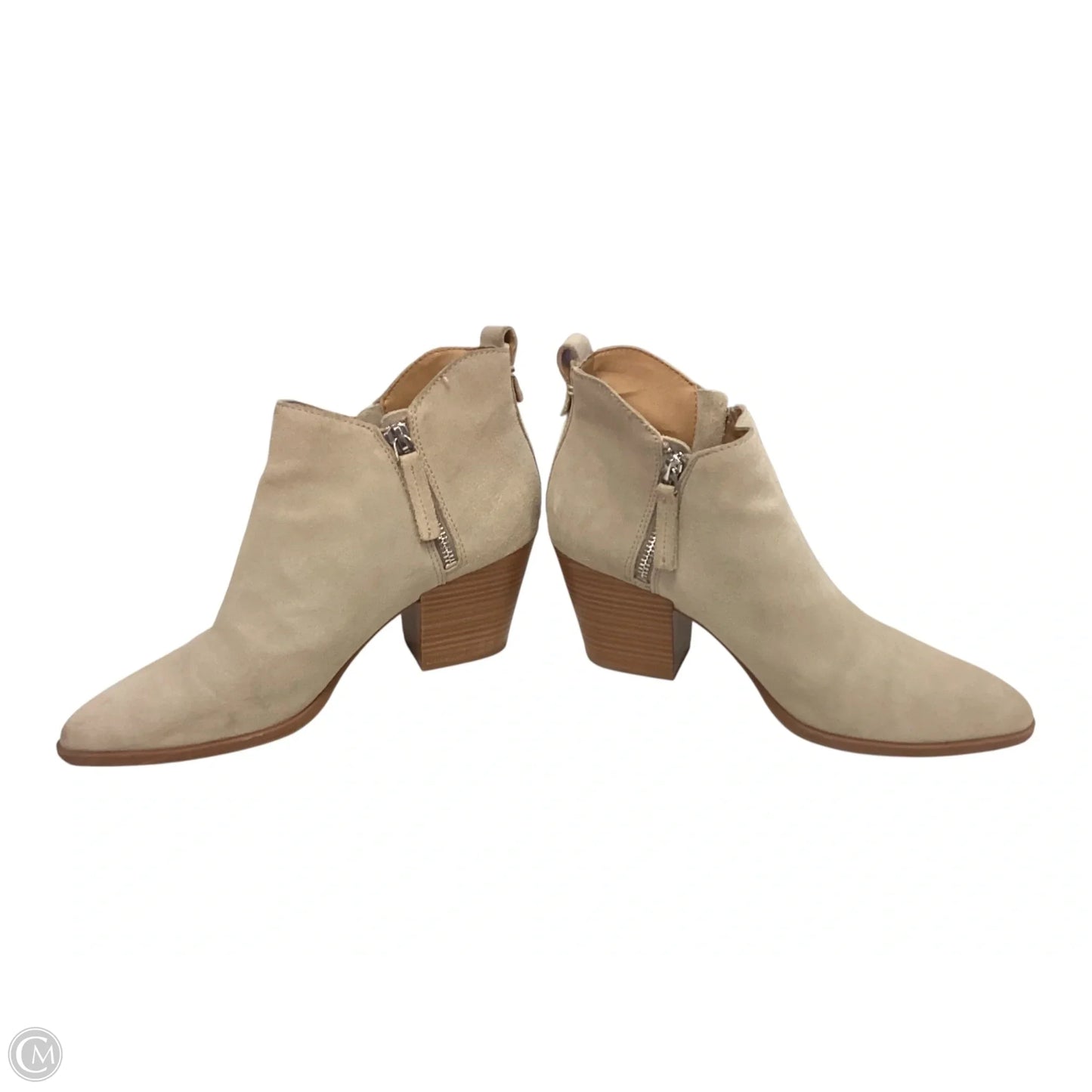 Boots Ankle Heels By Dolce Vita In Tan, Size: 8.5