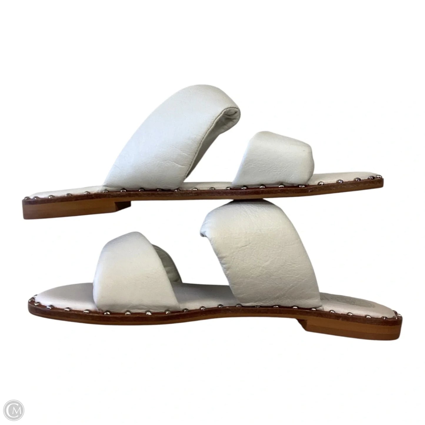 Sandals Flats By Vince Camuto In White, Size: 8.5