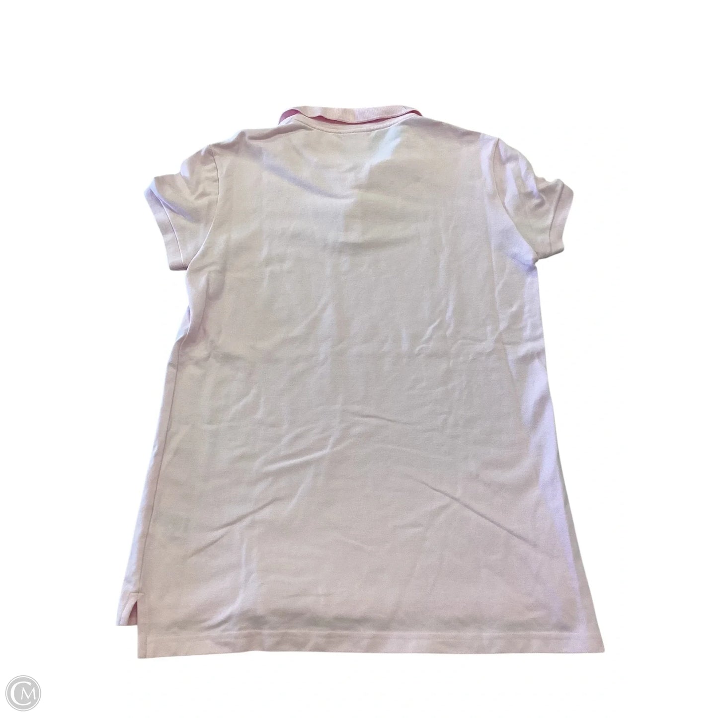 Top Short Sleeve By Lacoste In Pink, Size: Xl