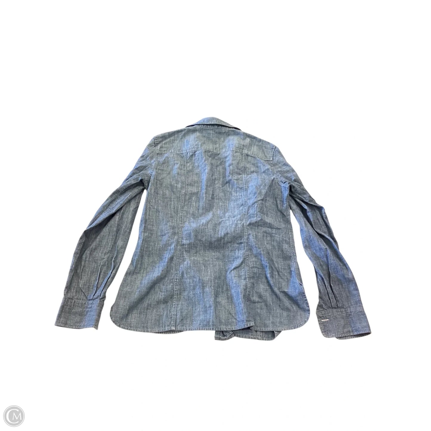 Top Long Sleeve By Brooks Brothers In Blue, Size: 4