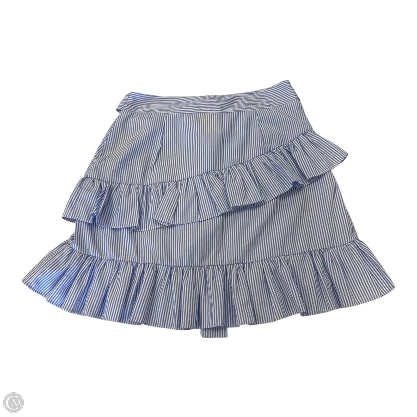 Skirt Mini & Short By Clothes Mentor In Striped Pattern, Size: L