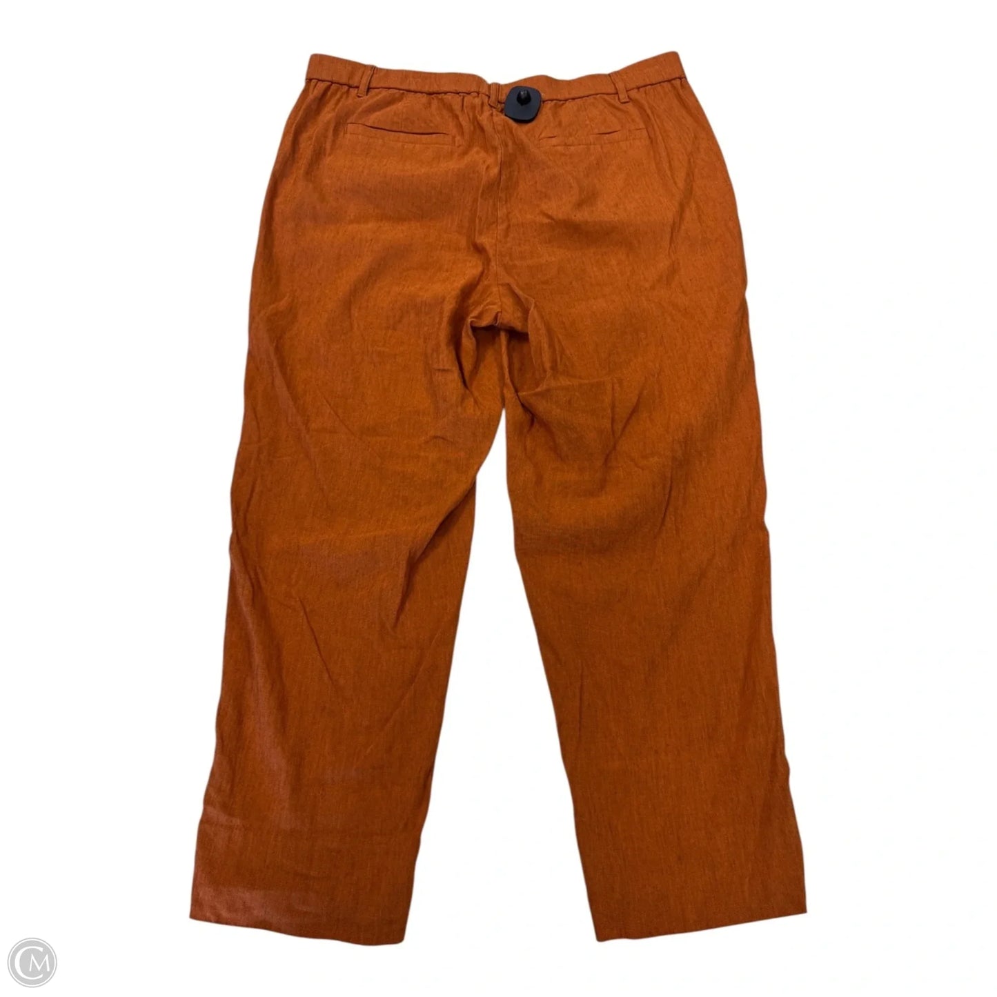 Pants Linen By J. Jill In Orange, Size: Xl