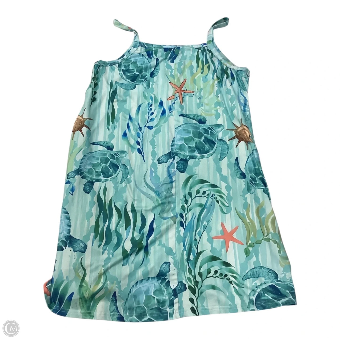 Dress Casual Short By Clothes Mentor In Green, Size: Xxl