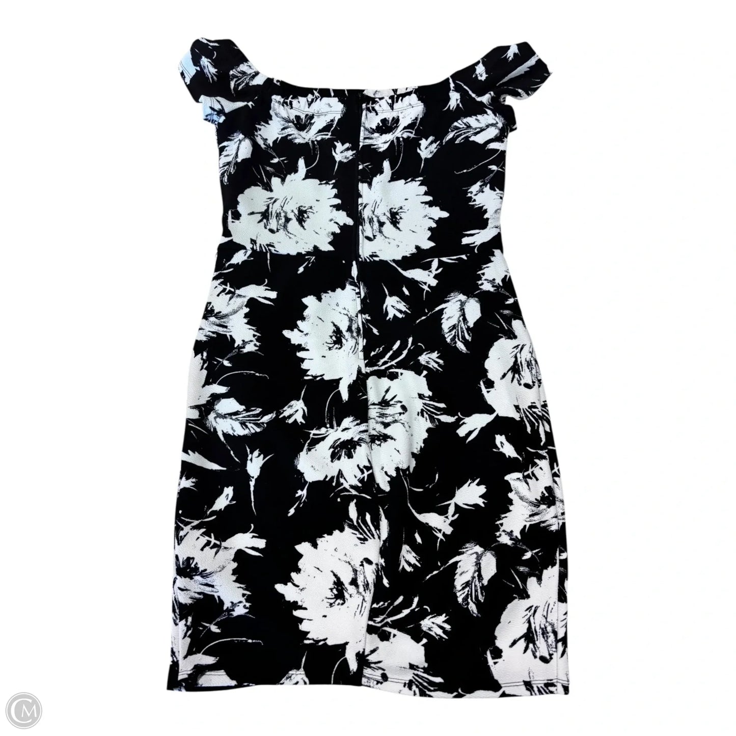 Dress Casual Short By Premier Amour In Black & White, Size: 10