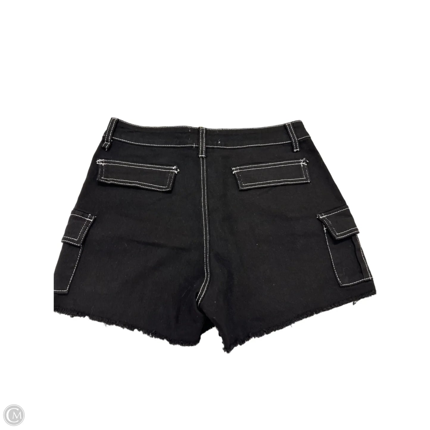 Shorts By Clothes Mentor In Black & White, Size: L