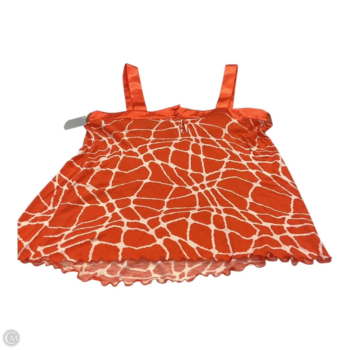 Top Sleeveless By Inc In Orange, Size: Petite S