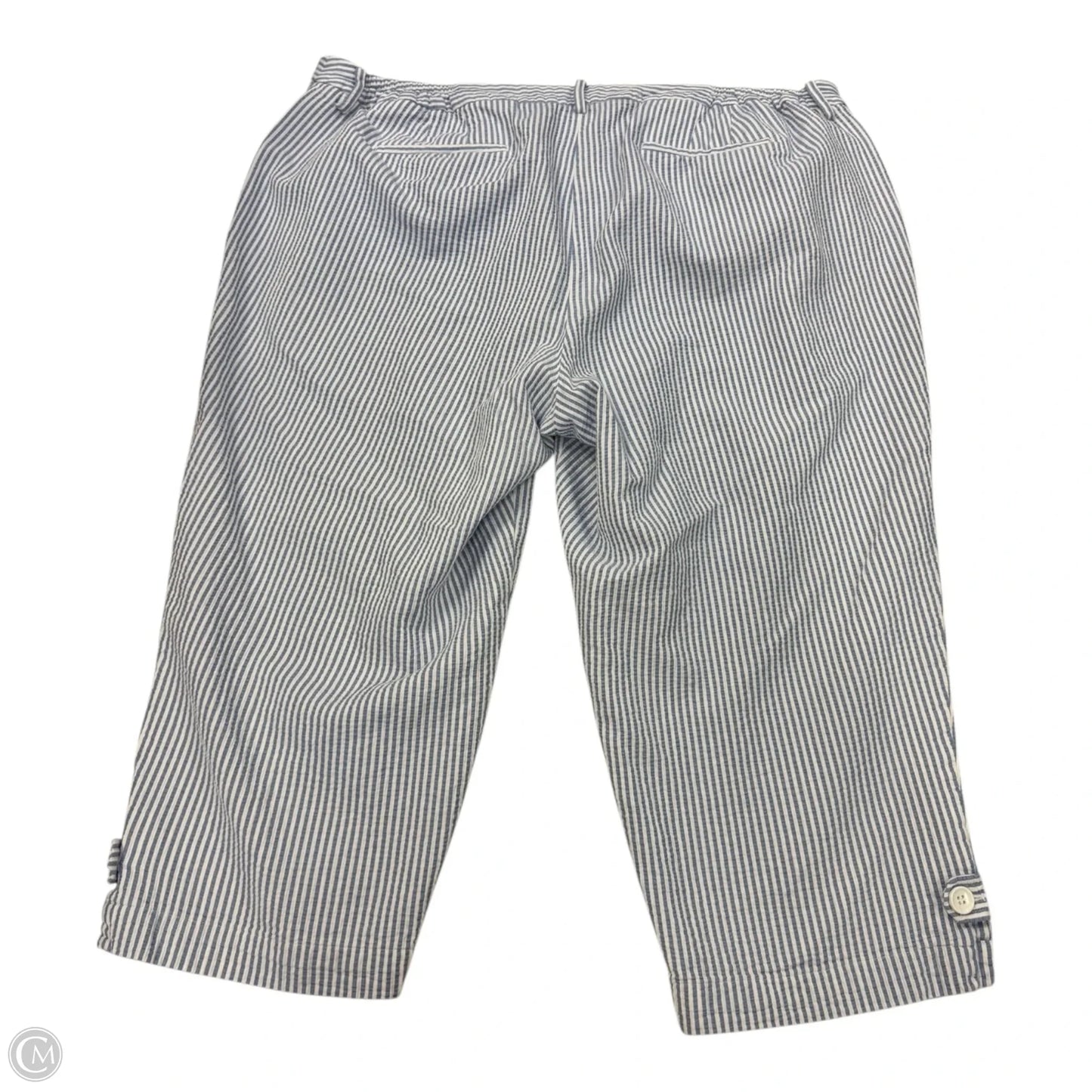Capris By Talbots In Striped Pattern, Size: 22