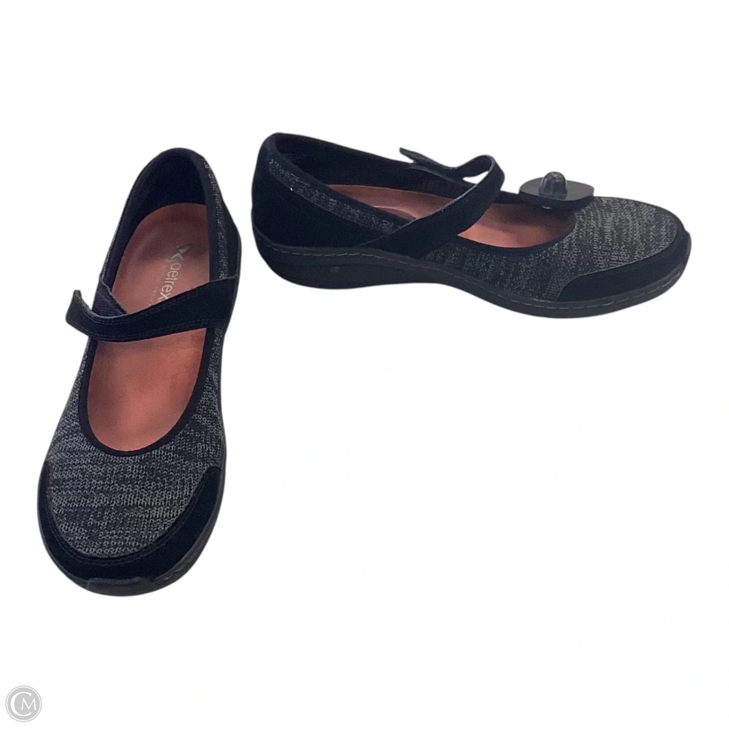 Shoes Flats By Aetrex In Black, Size: 7.5