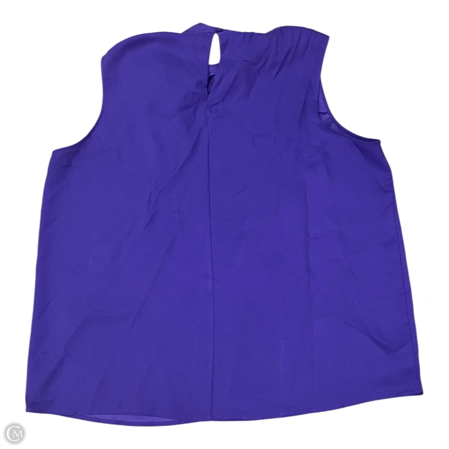 Top Sleeveless By Ann Taylor In Purple, Size: Xl