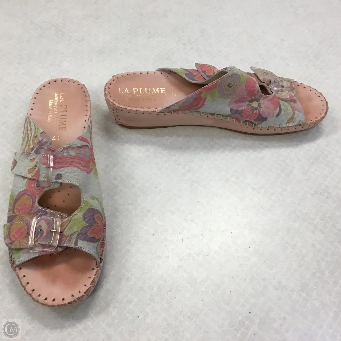 Shoes Heels Wedge By Cmb In Pink, Size: 10.5