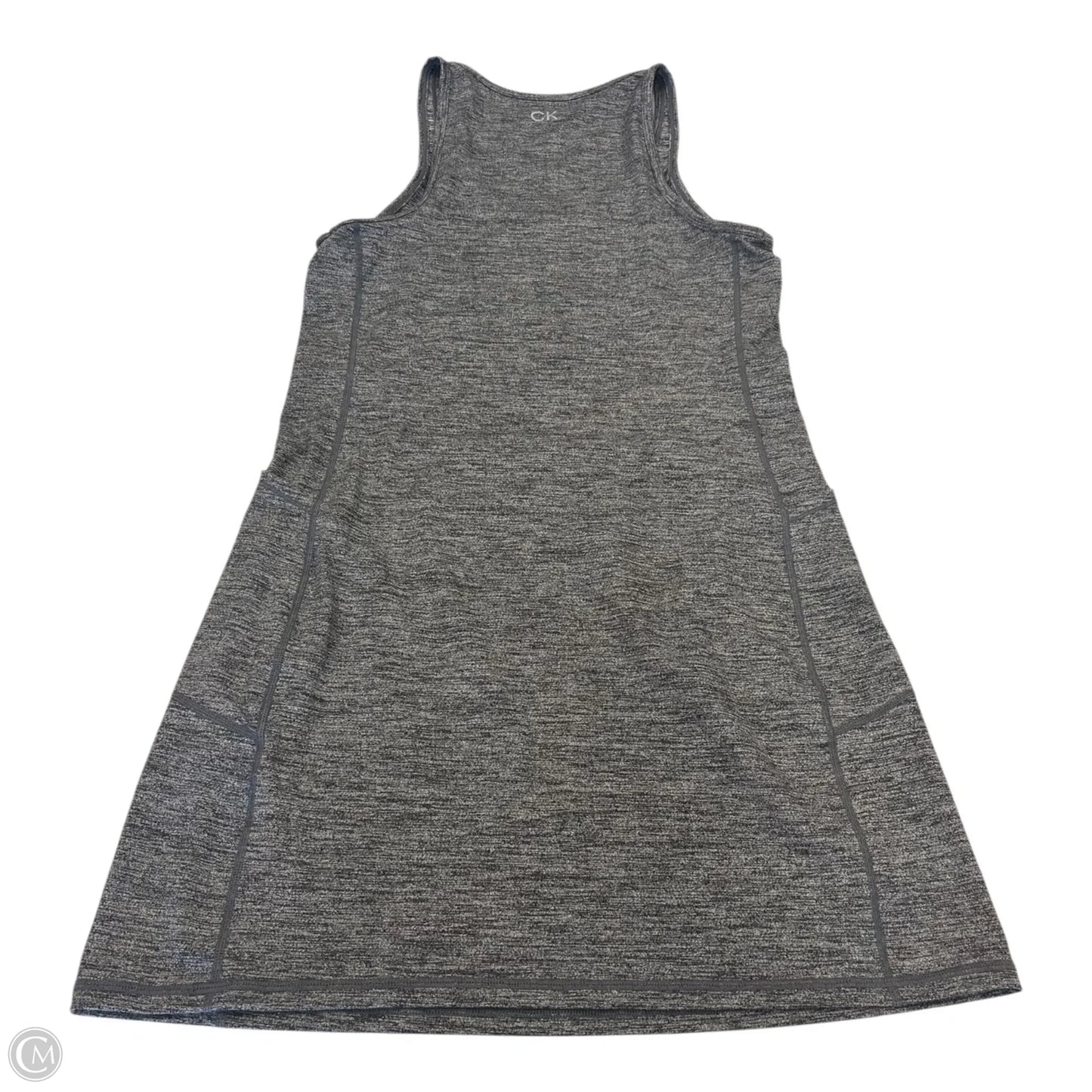 Athletic Dress By Calvin Klein In Grey, Size: Xs