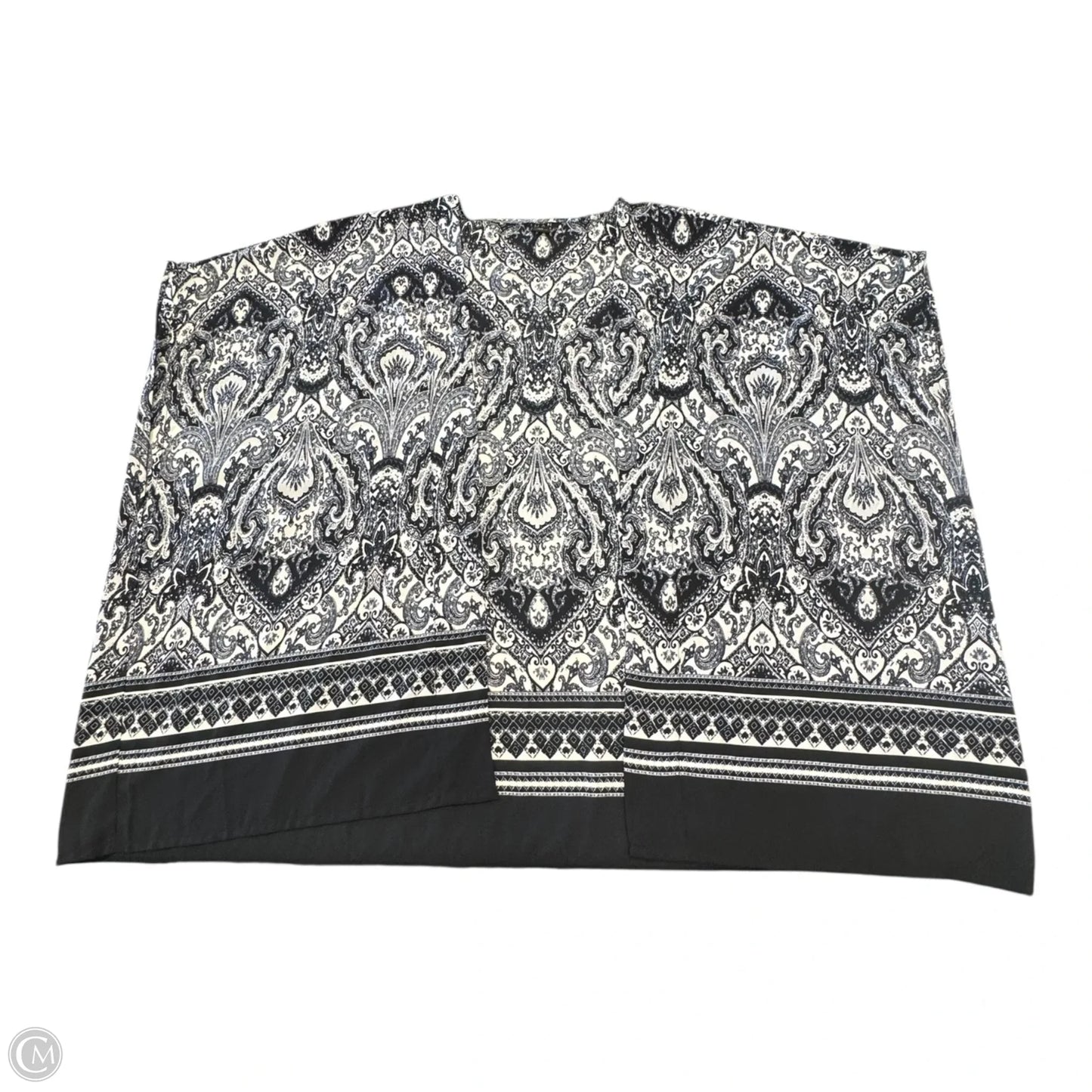 Kimono By Iman Hsn In White Black, Size: M