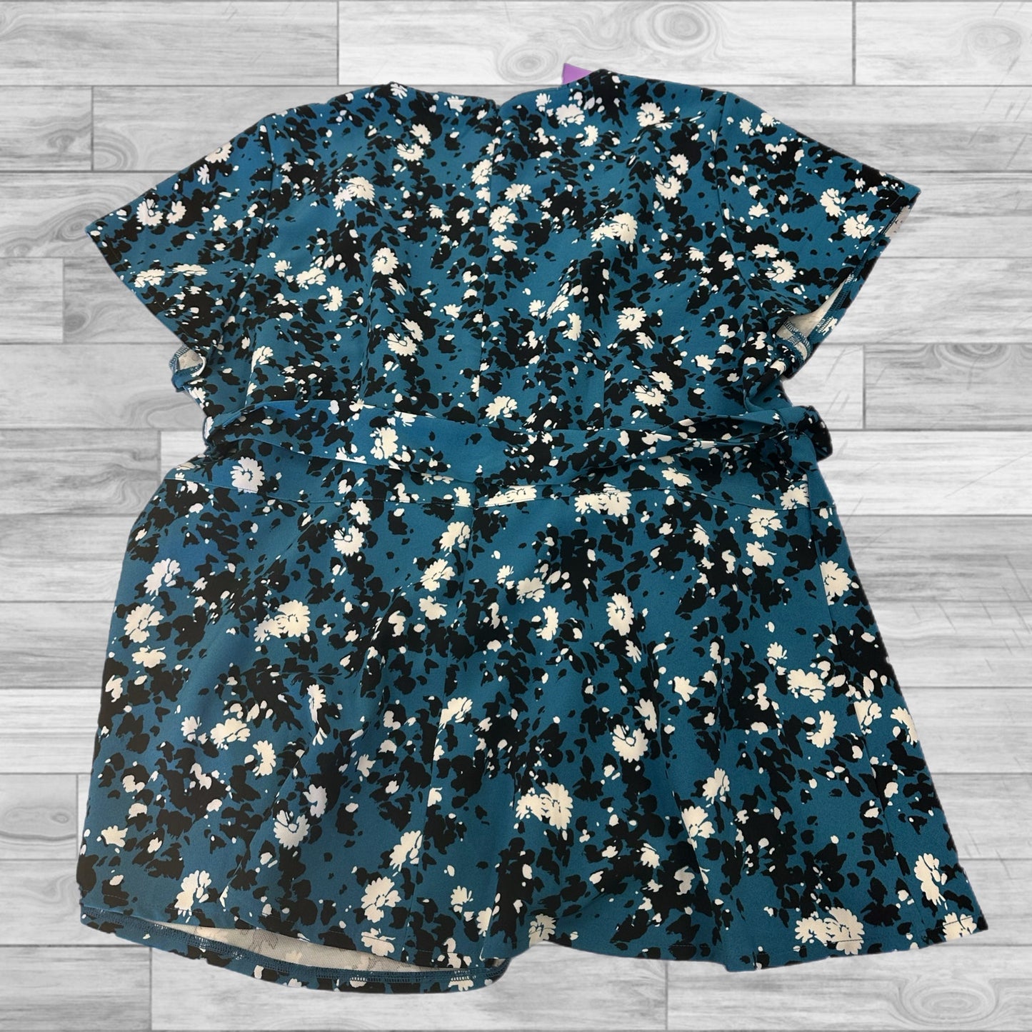 Teal Top Short Sleeve Lane Bryant, Size 20