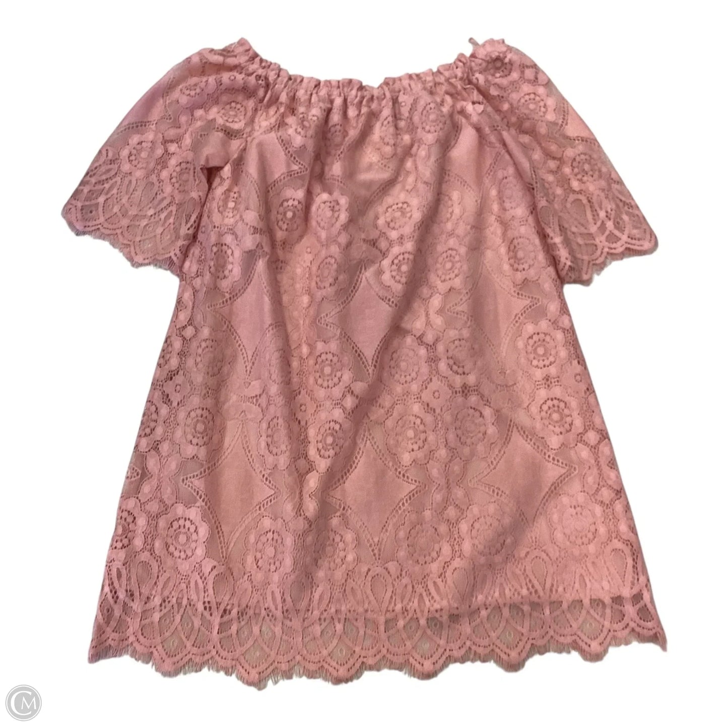 Top Short Sleeve By Bb Dakota In Pink, Size: Xs