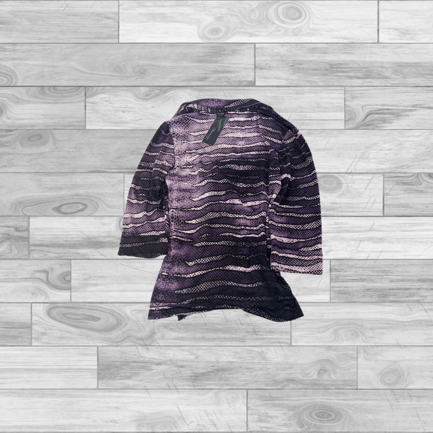 Purple Top Long Sleeve Clothes Mentor, Size Xl