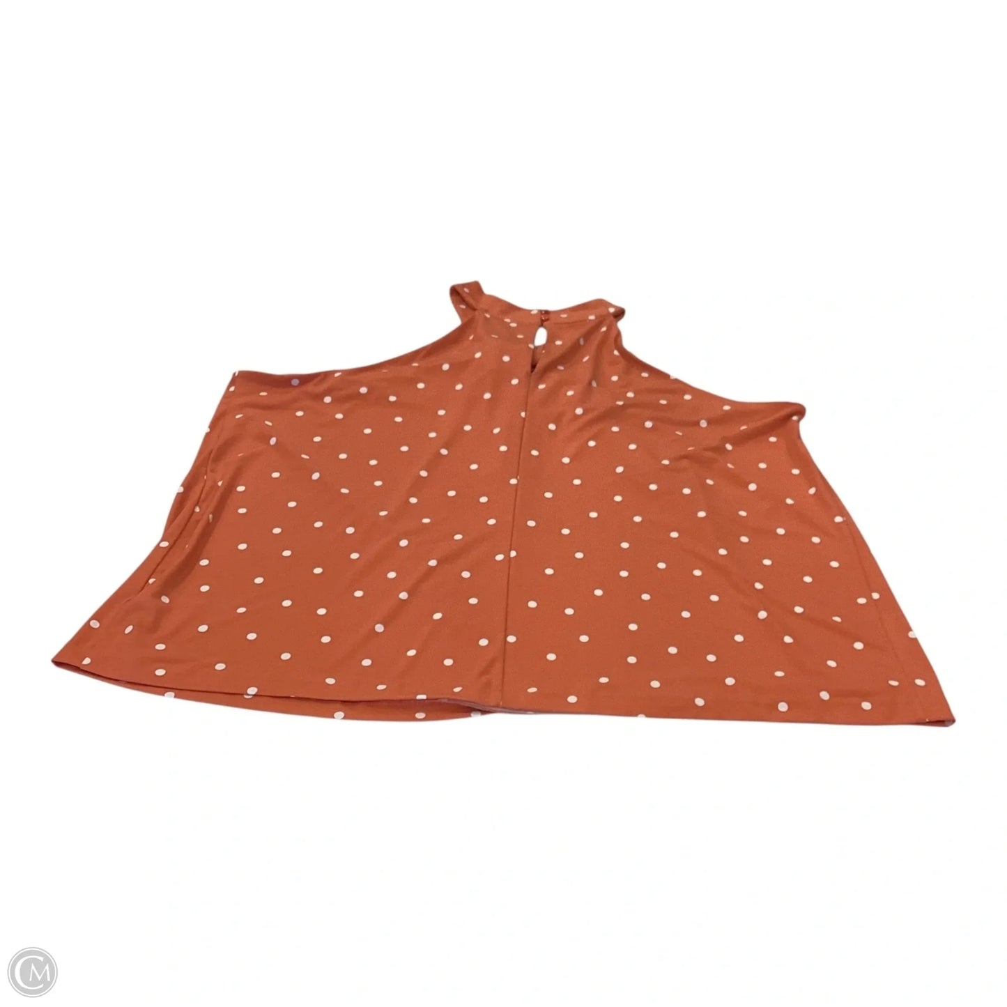 Top Sleeveless By Lane Bryant In Orange, Size: 3x