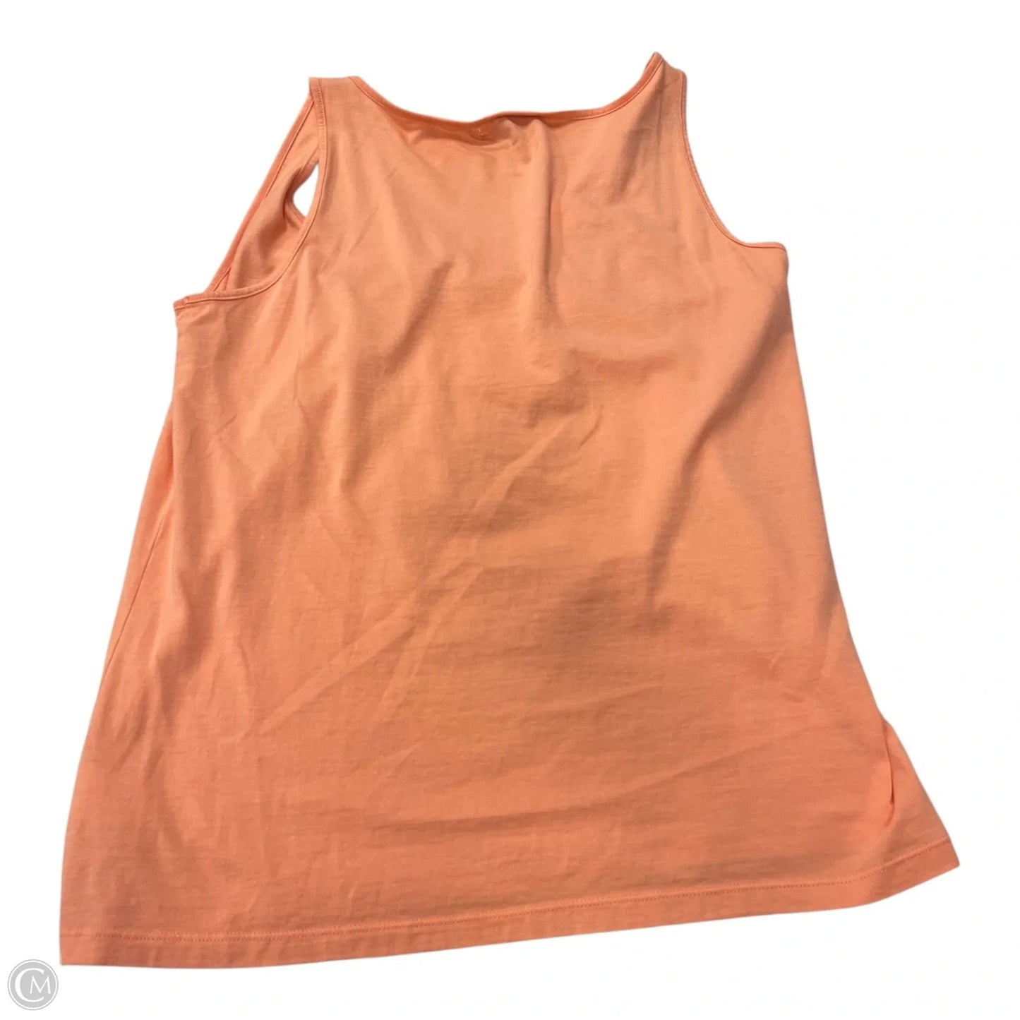 Top Sleeveless By Talbots In Orange, Size: M