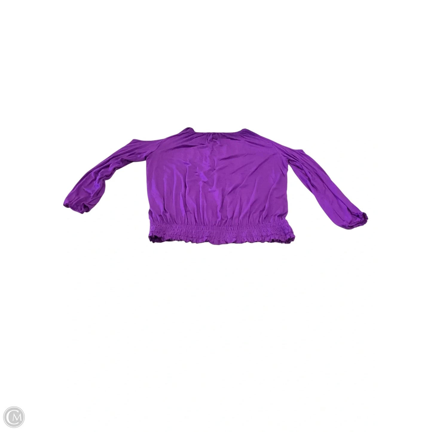 Top Long Sleeve By Inc In Purple, Size: M