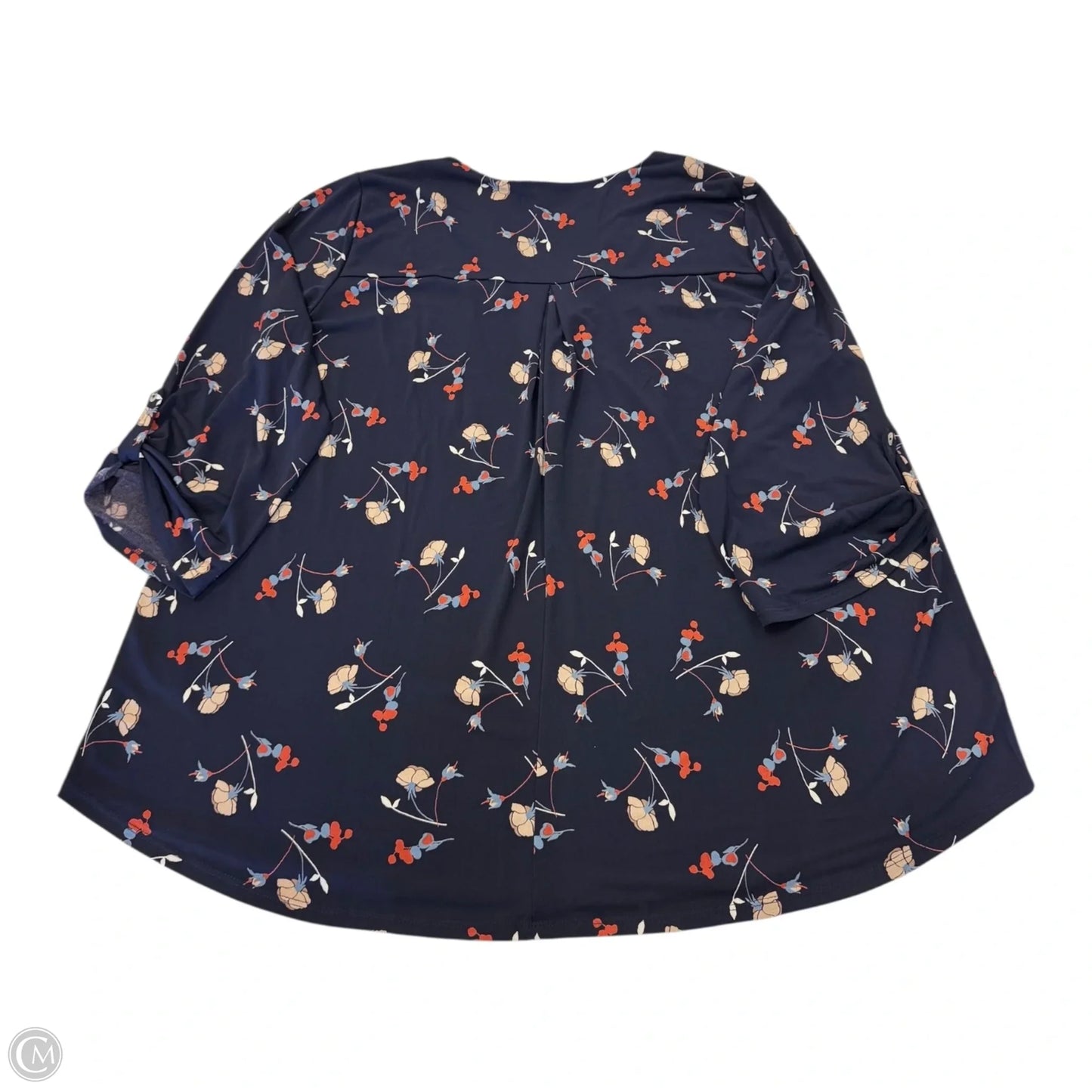 Top 3/4 Sleeve By Clothes Mentor In Multi-colored, Size: 3x