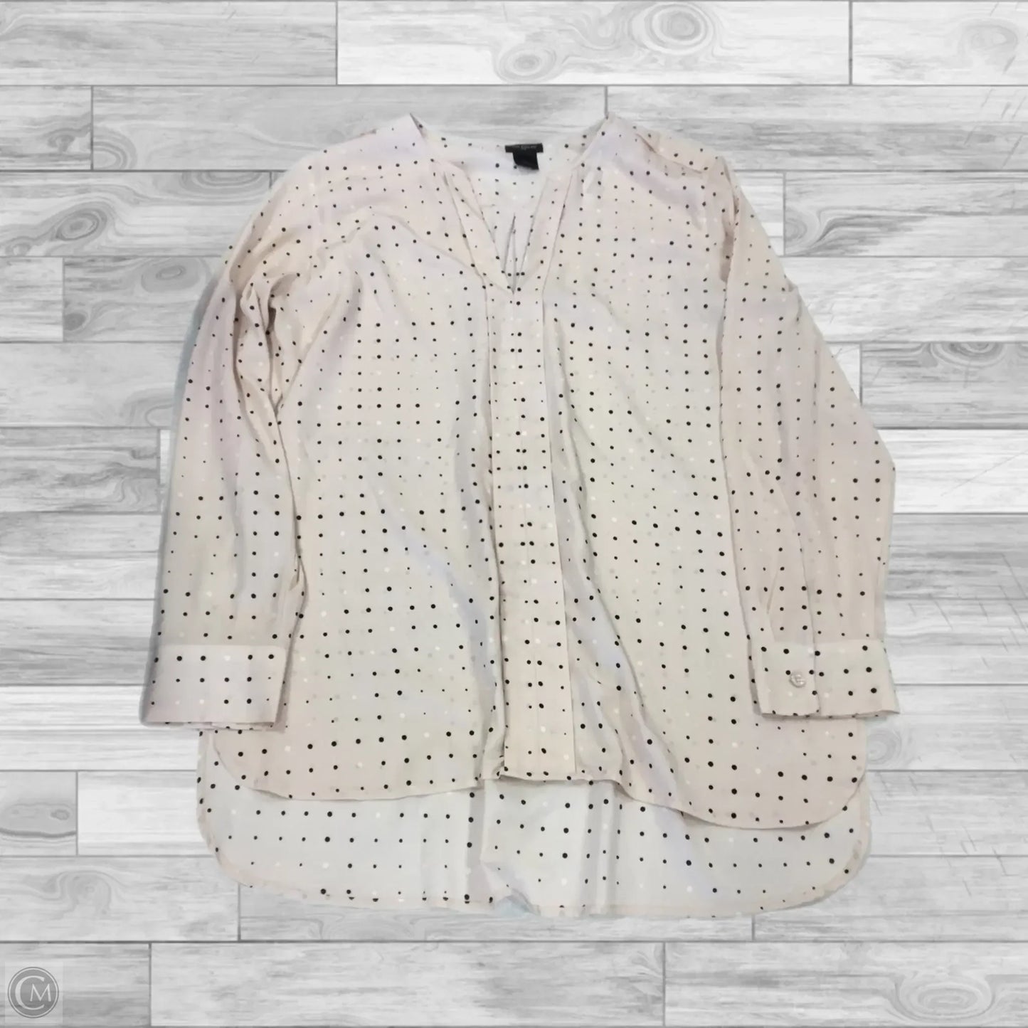 Top Long Sleeve By Ann Taylor In Pink, Size: L