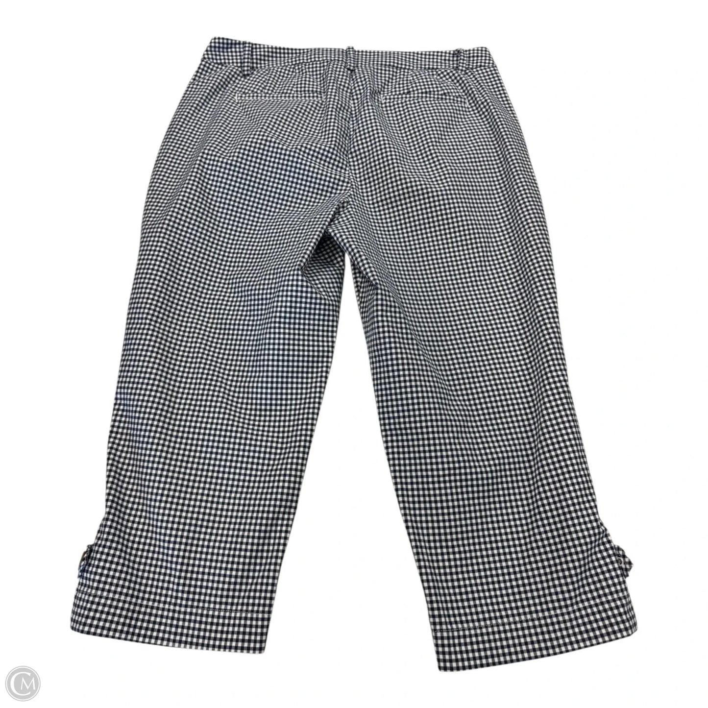 Pants Cropped By Talbots In Blue & White, Size: 8p