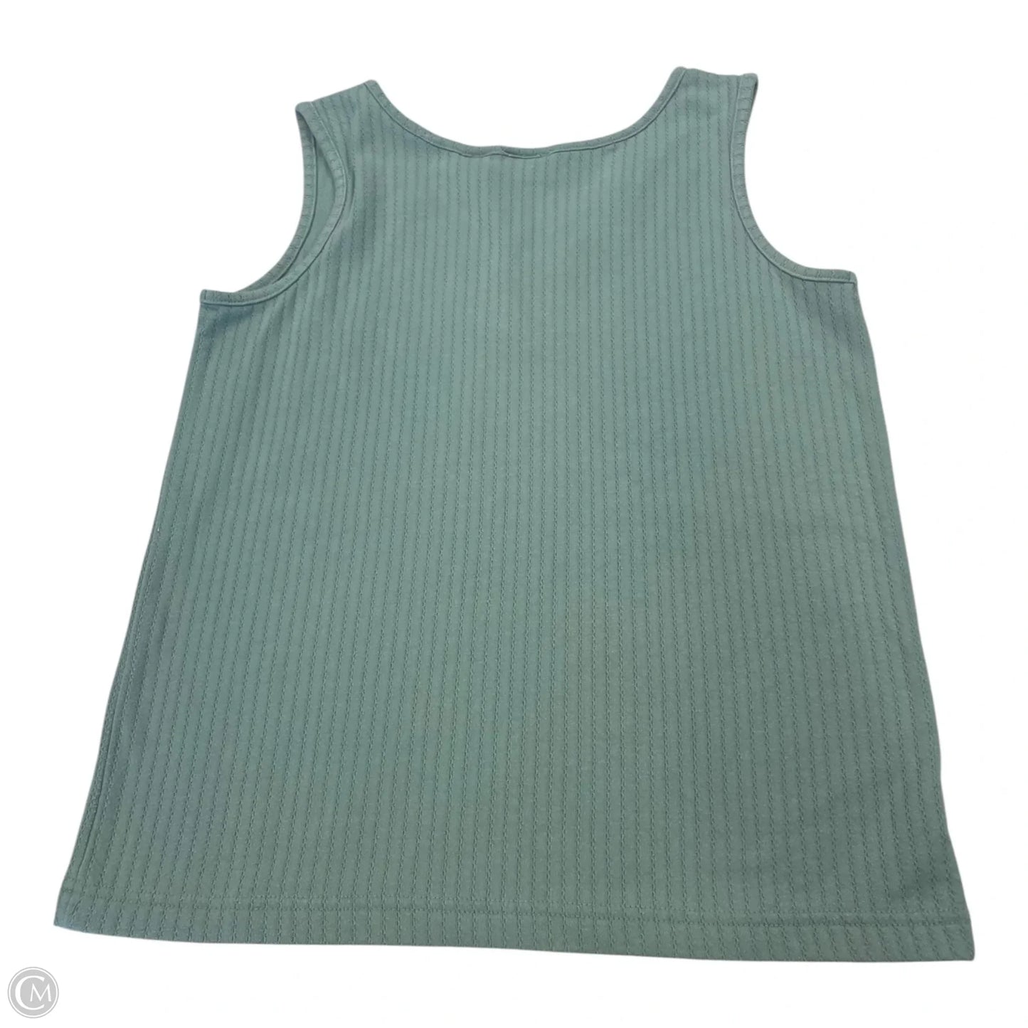 Top Sleeveless By Classic Elements In Green, Size: S