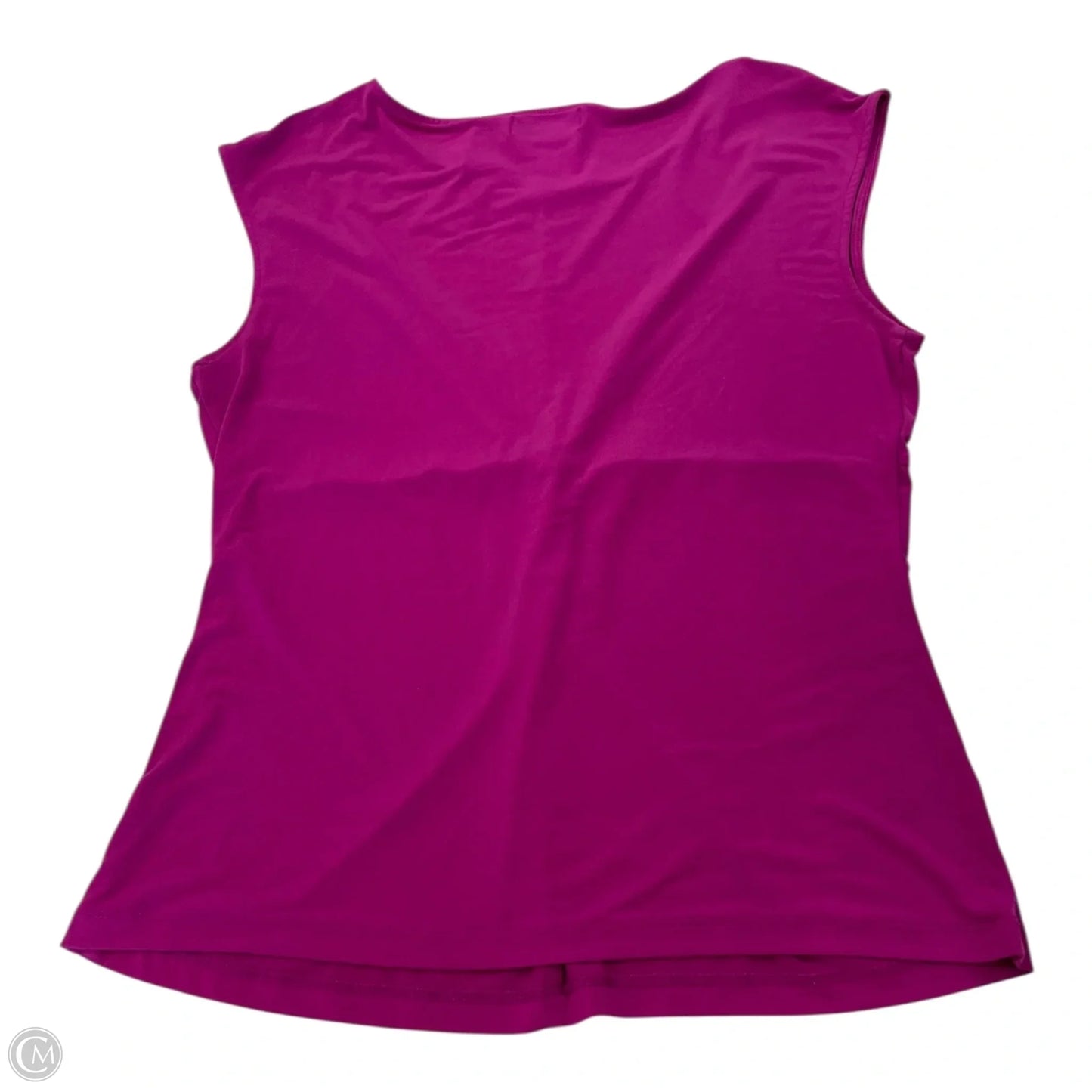 Top Sleeveless By Calvin Klein In Pink & Purple, Size: M
