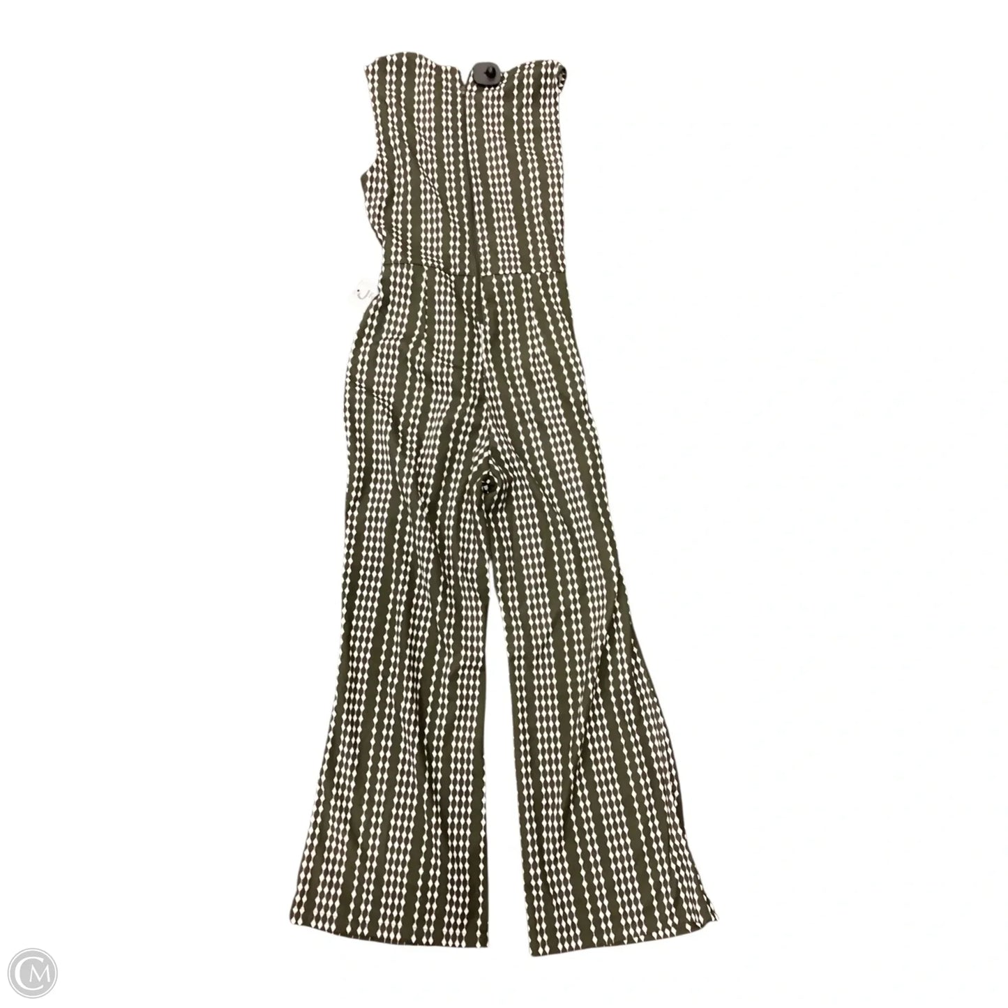 Jumpsuit By J For Justify In Green & White, Size: M