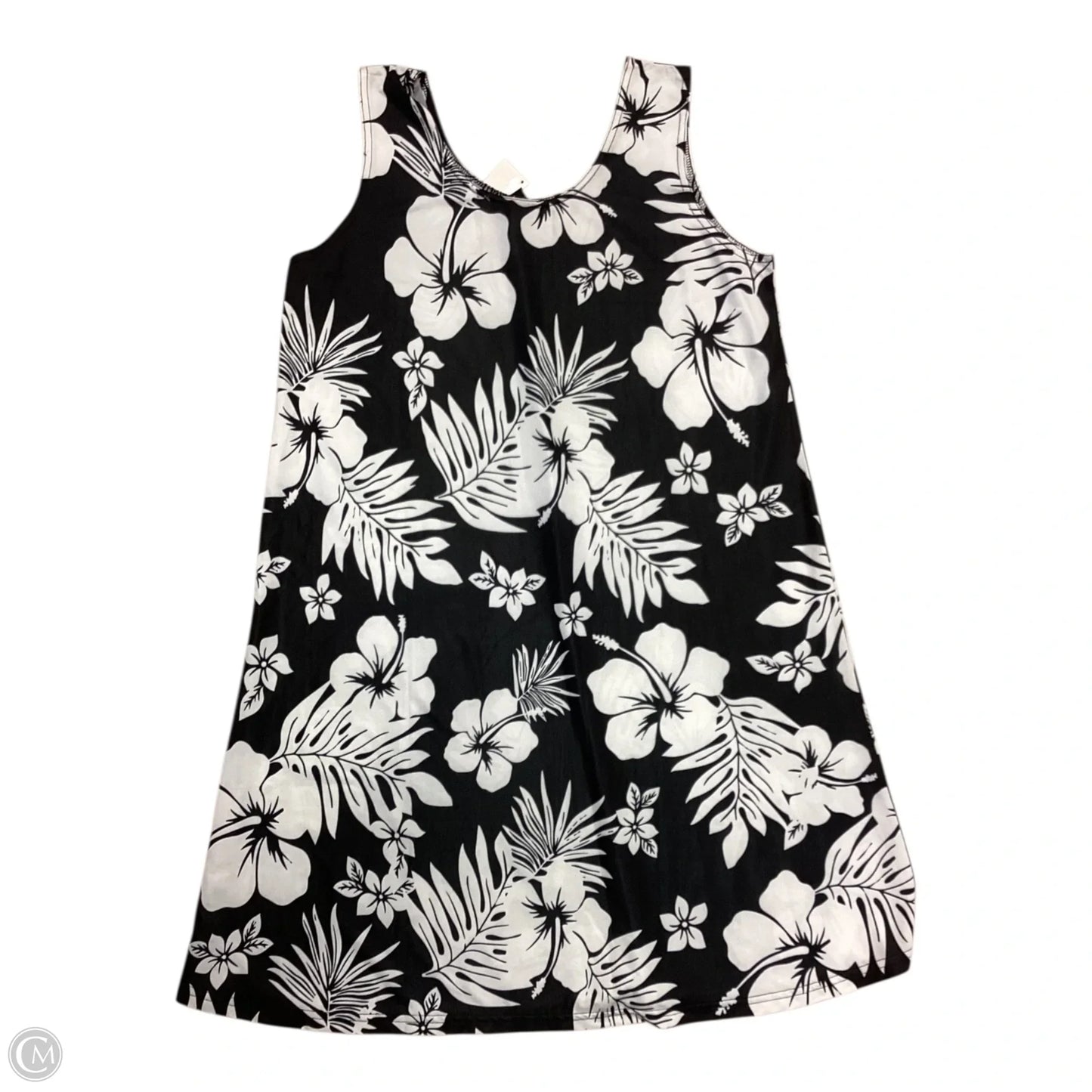 Swimwear Cover-up By Clothes Mentor In Black & White, Size: Xl
