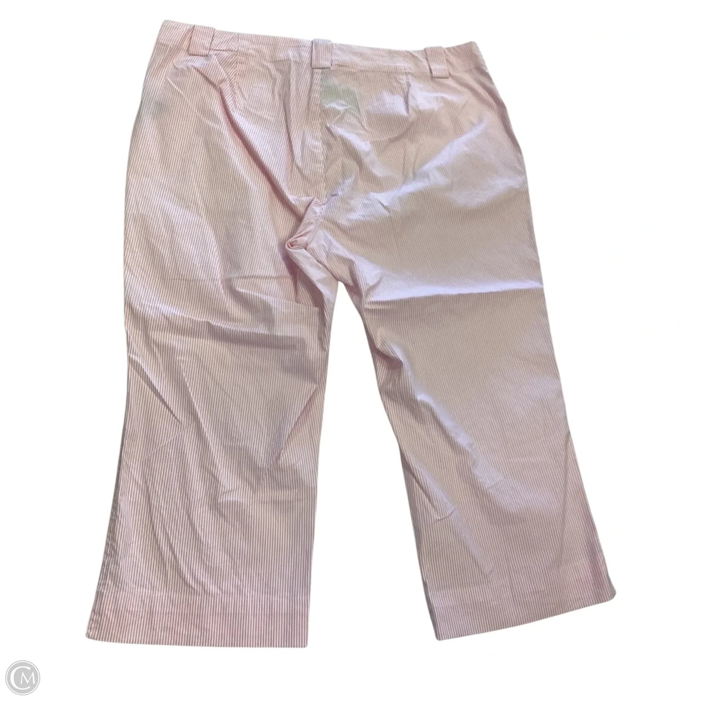Capris By Lauren By Ralph Lauren In Striped Pattern, Size: 12