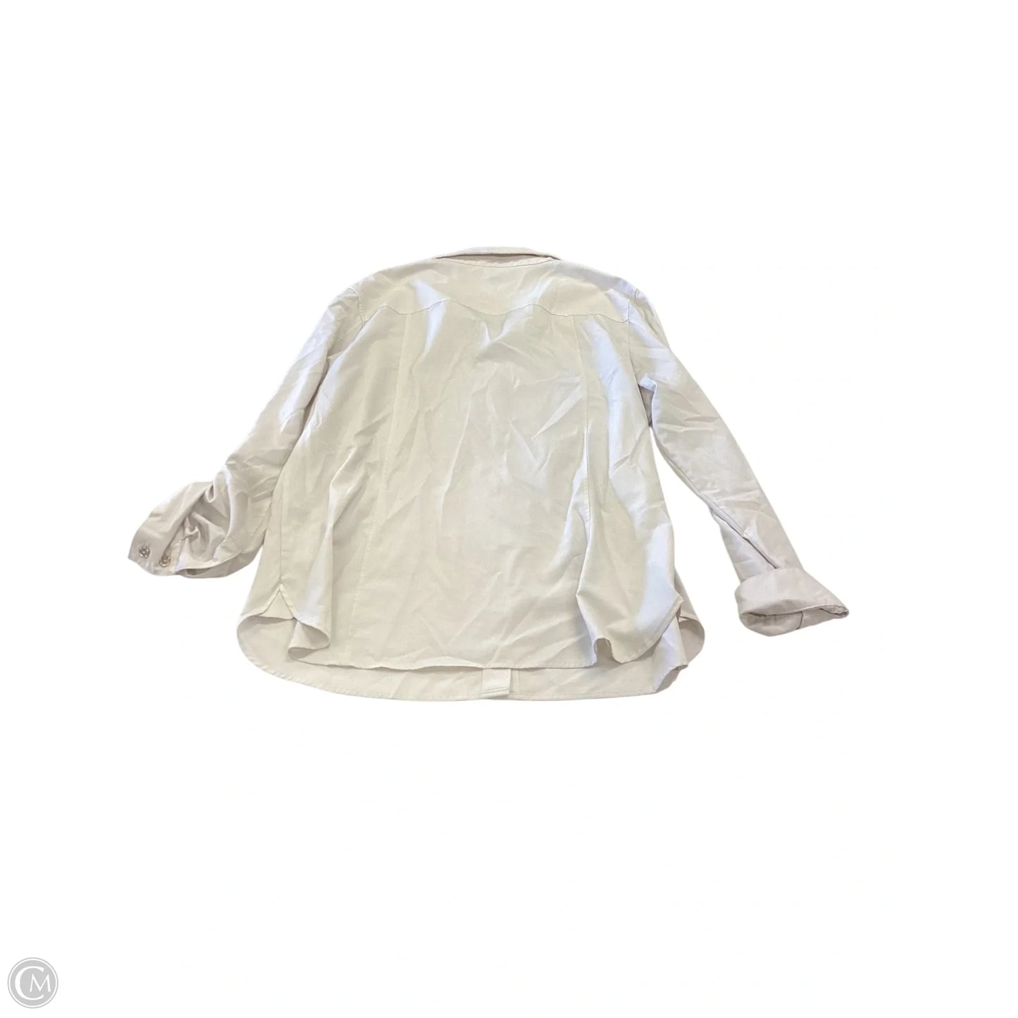 Top Long Sleeve By Tommy Hilfiger In Cream, Size: Xl