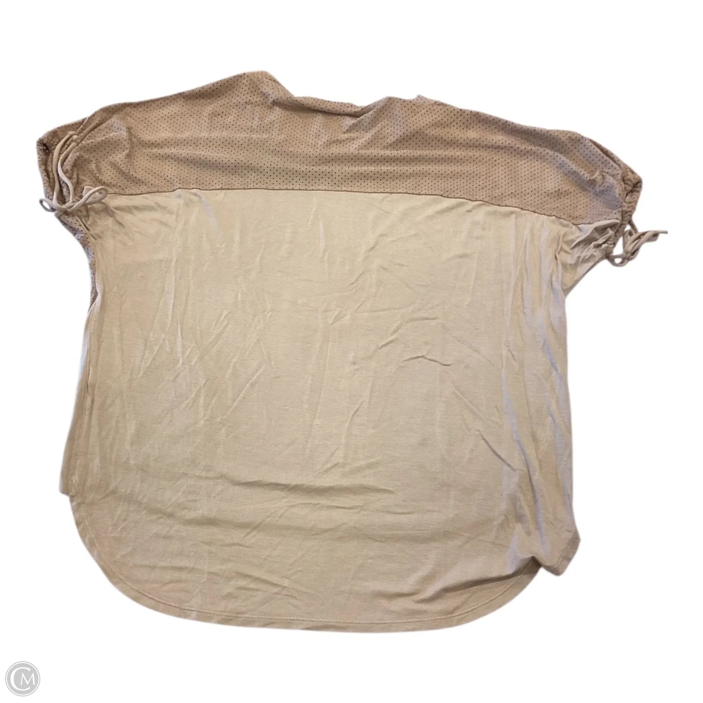 Top Short Sleeve By Chicos In Bronze, Size: S