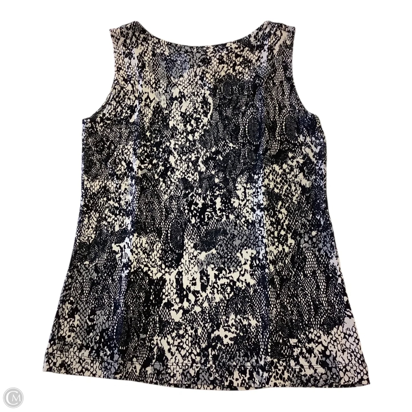 Top Sleeveless By Chicos In Animal Print, Size: S