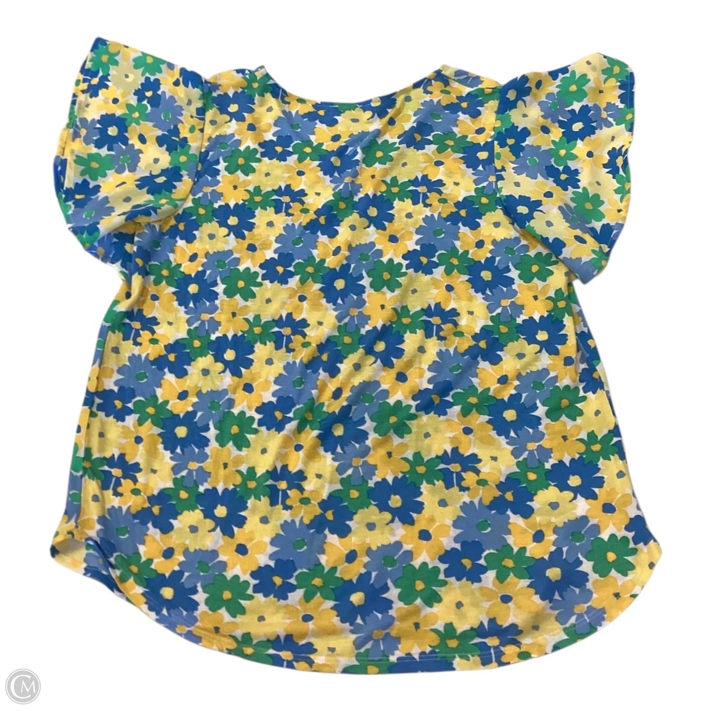 Top Short Sleeve By Loft In Multi-colored, Size: Sp