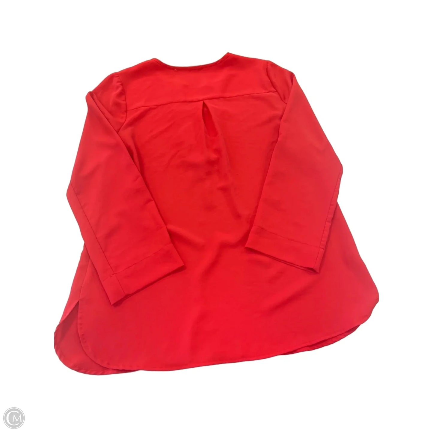 Top Long Sleeve By Chicos In Red, Size: M