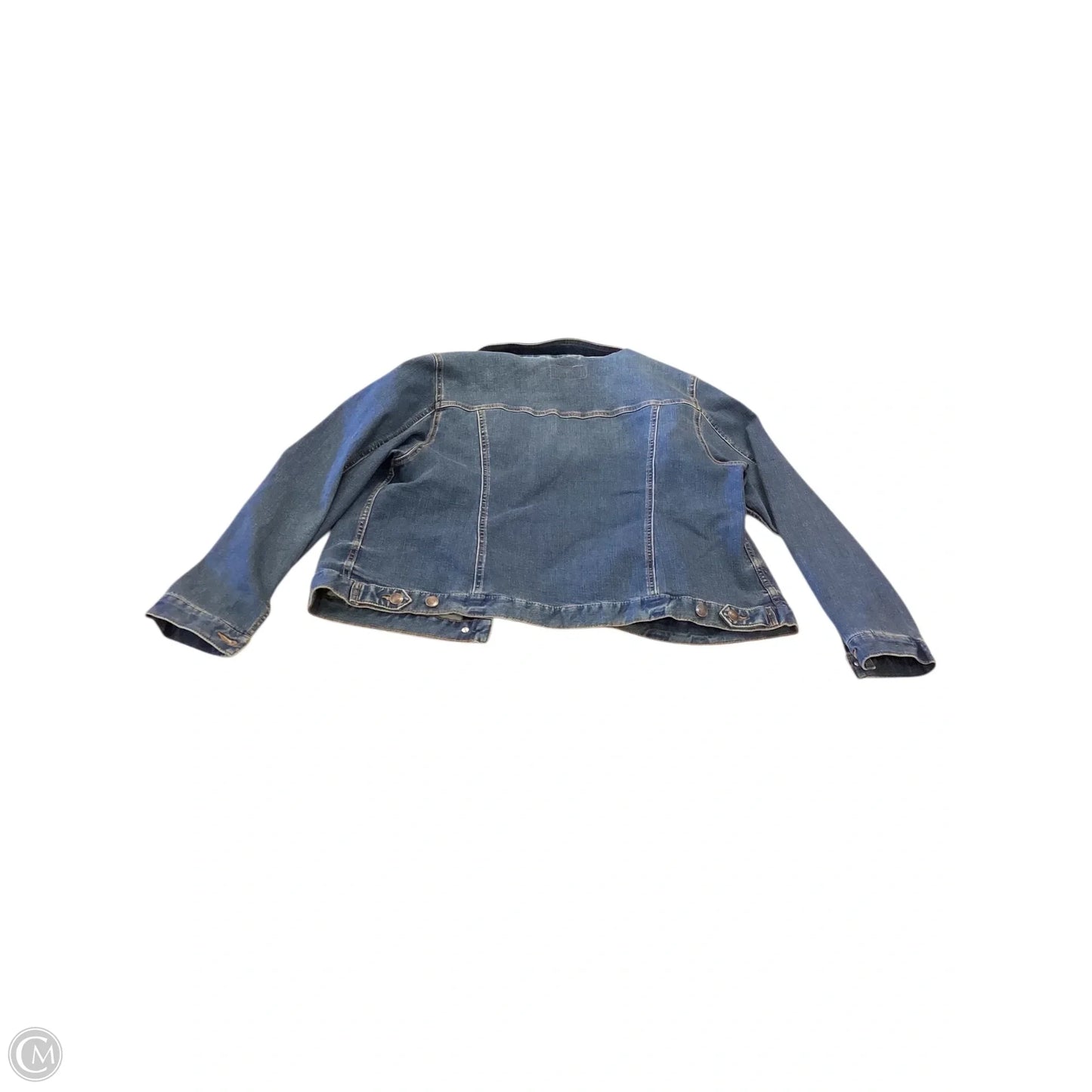 Jacket Denim By Time And Tru In Blue, Size: Xxl
