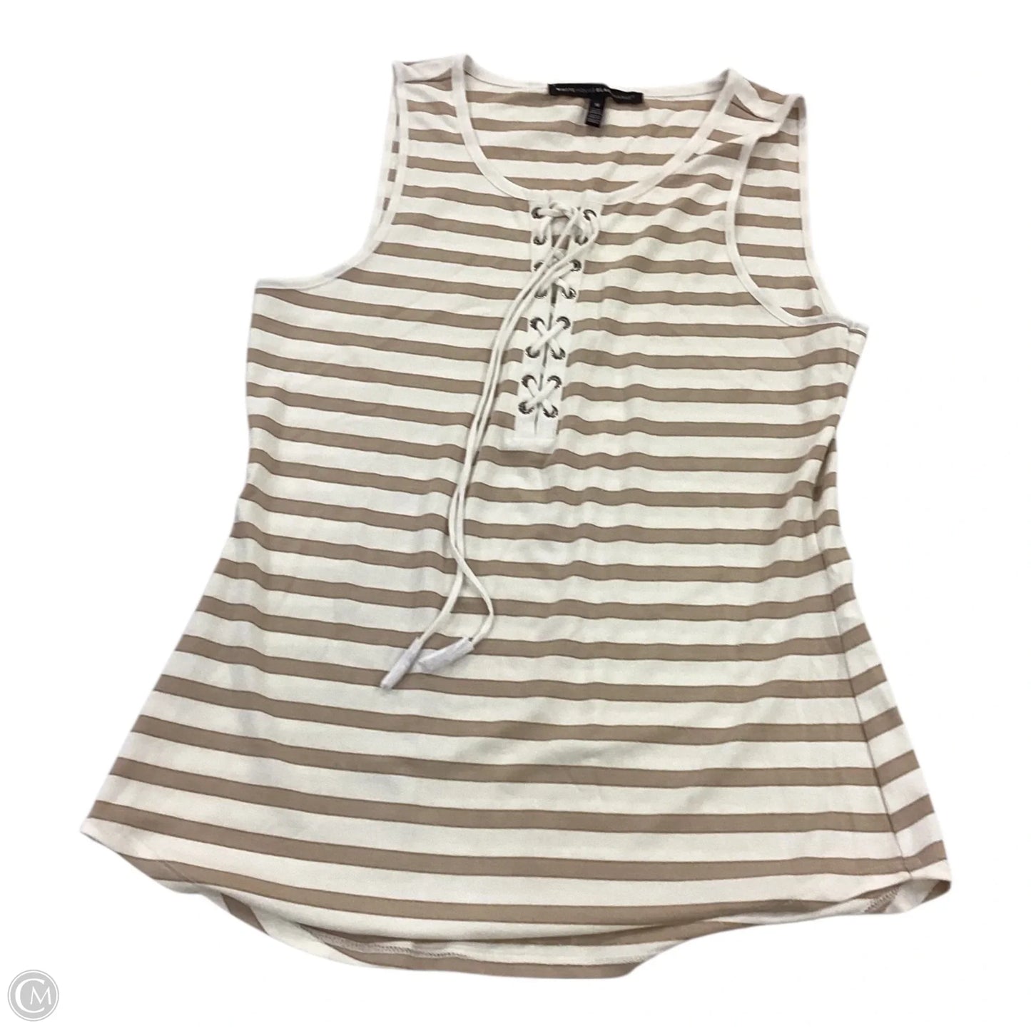 Tank Top By White House Black Market In Striped Pattern, Size: M
