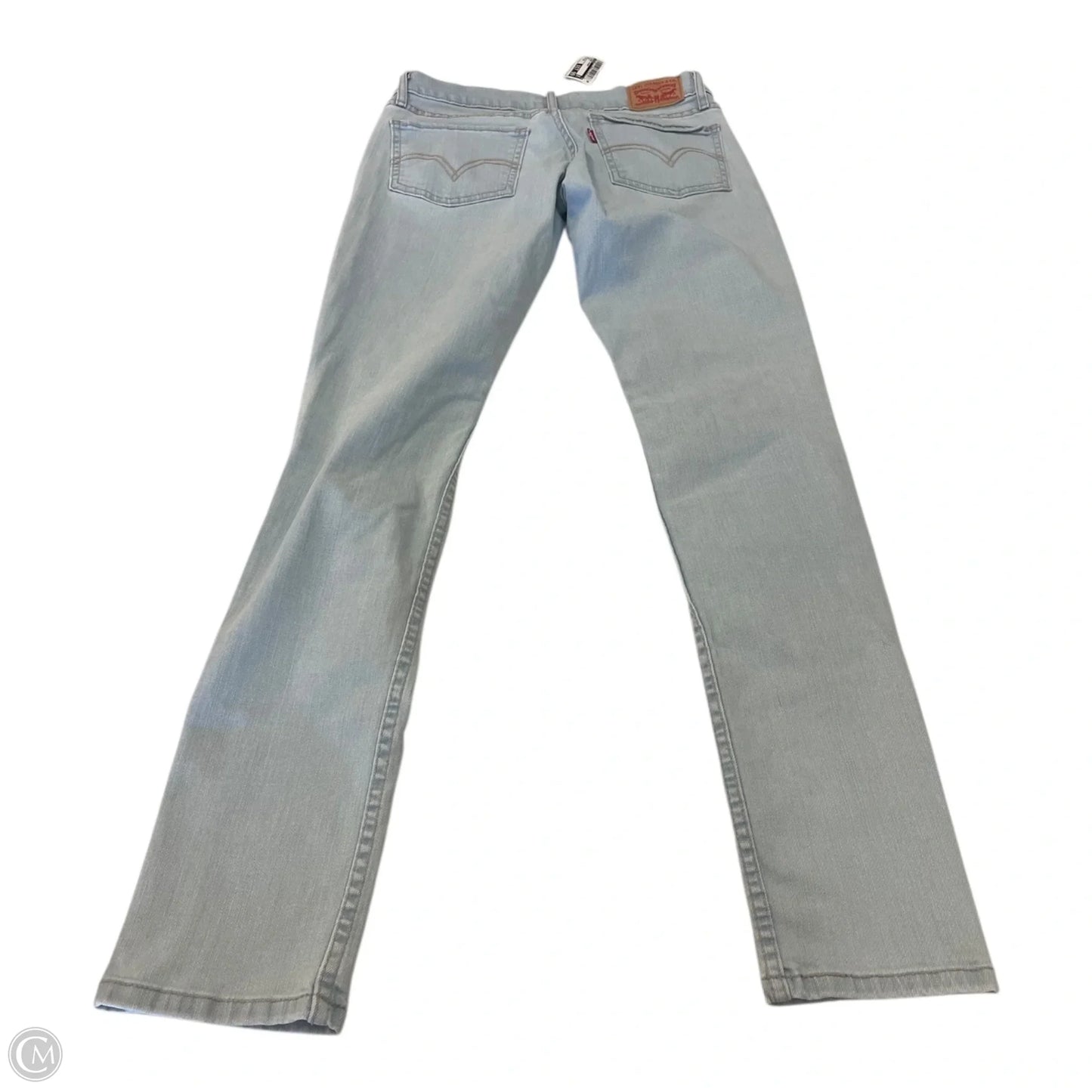 Jeans Skinny By Levis In Blue, Size: 28