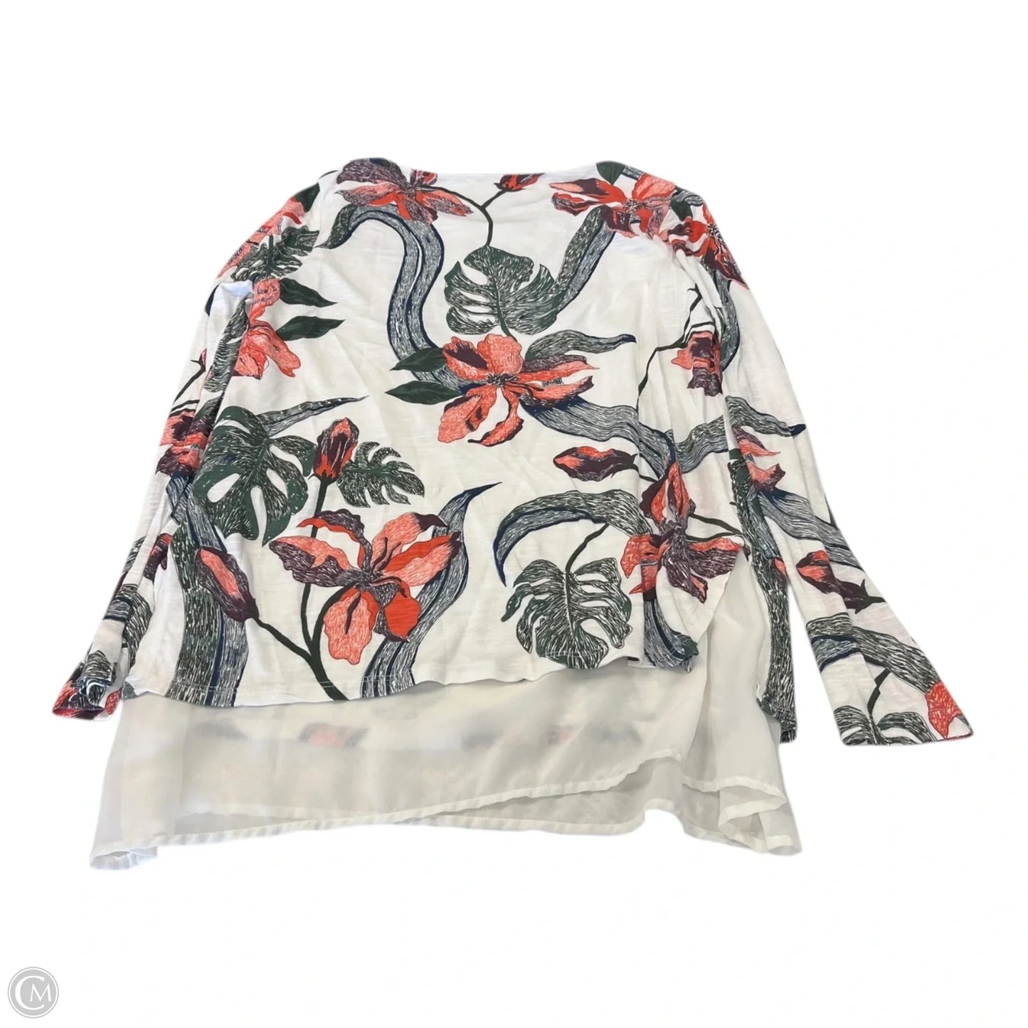 Top Long Sleeve By Soft Surroundings In Floral Print, Size: S