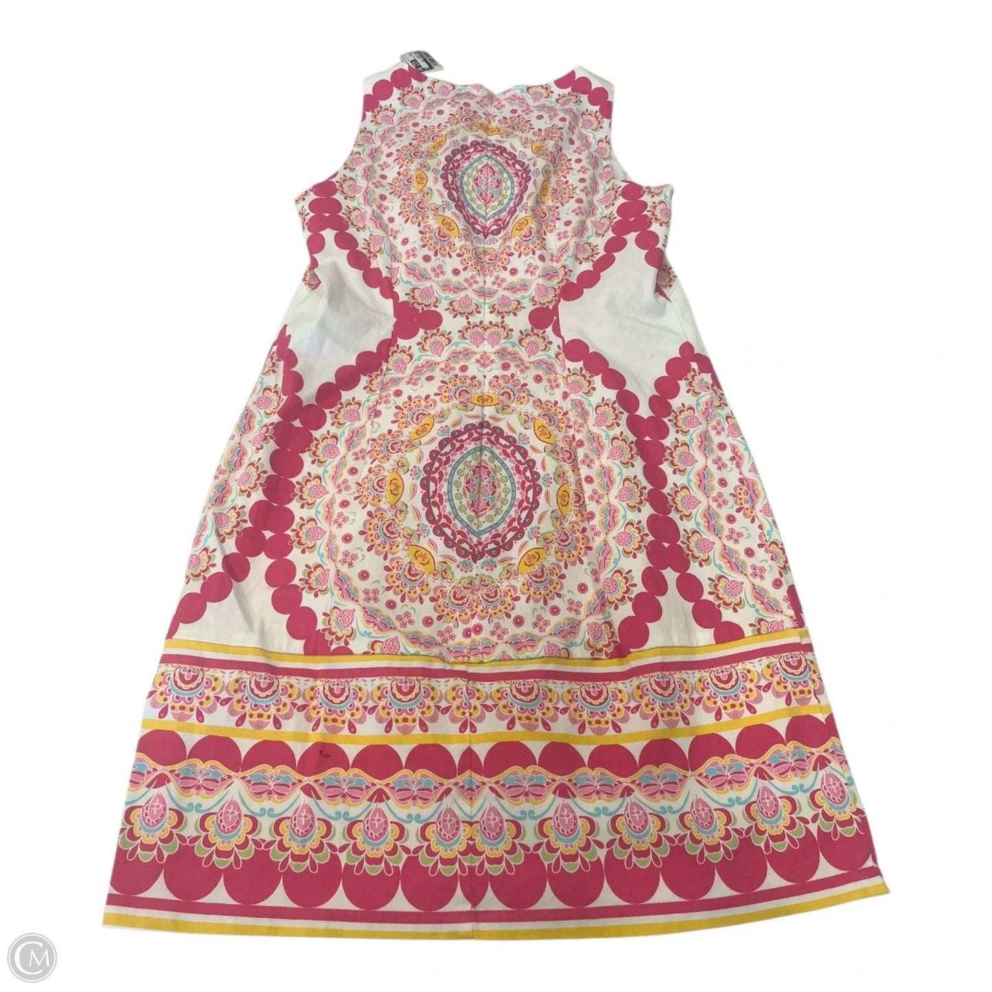 Dress Casual Short By London Times In Pink & White, Size: 6